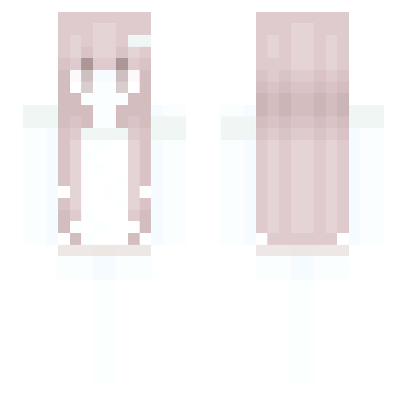 XiaoChen2026 Minecraft skin, front and back view