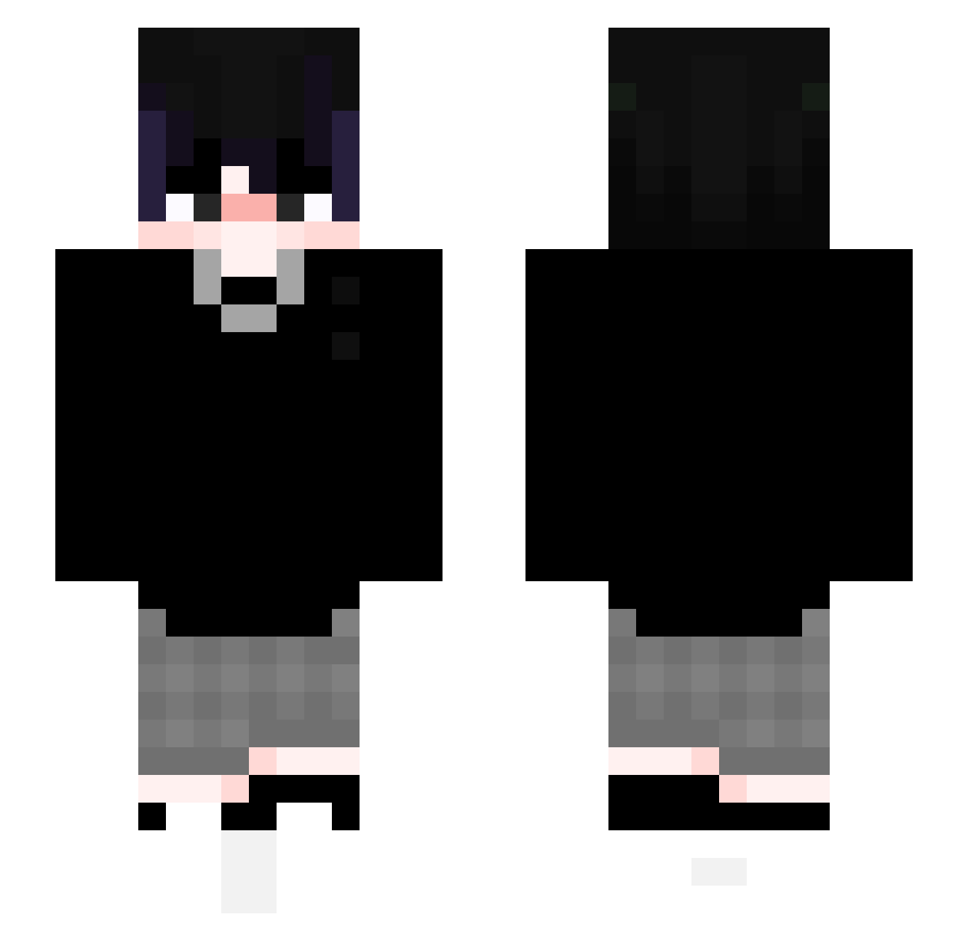Purple_Smoke__MX Minecraft skin, front and back view