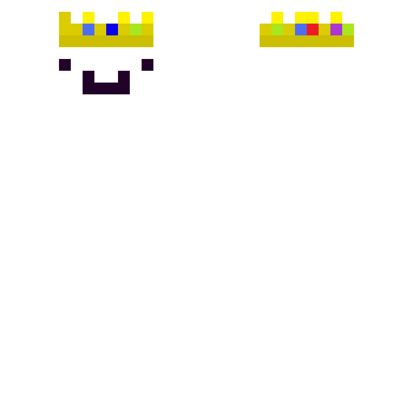 Kryptekblaze534 Minecraft skin, front and back view