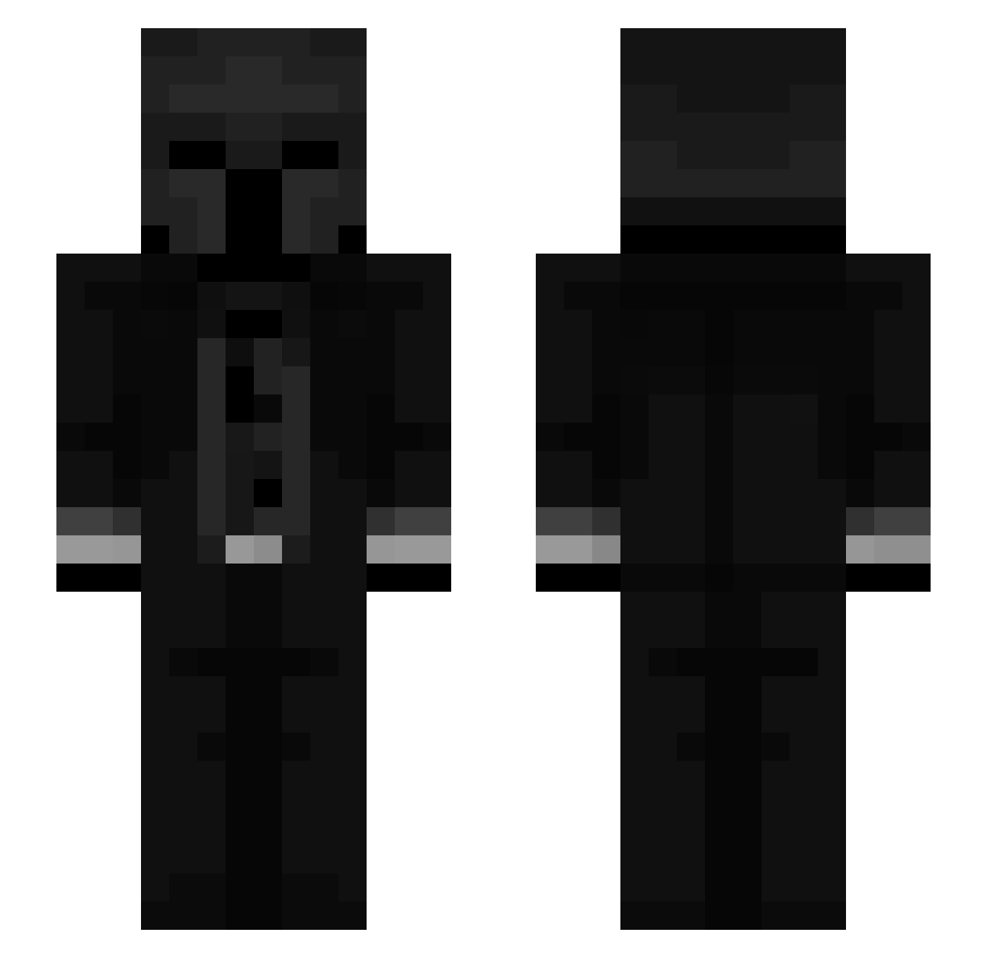 OmaniLOL Minecraft skin, front and back view