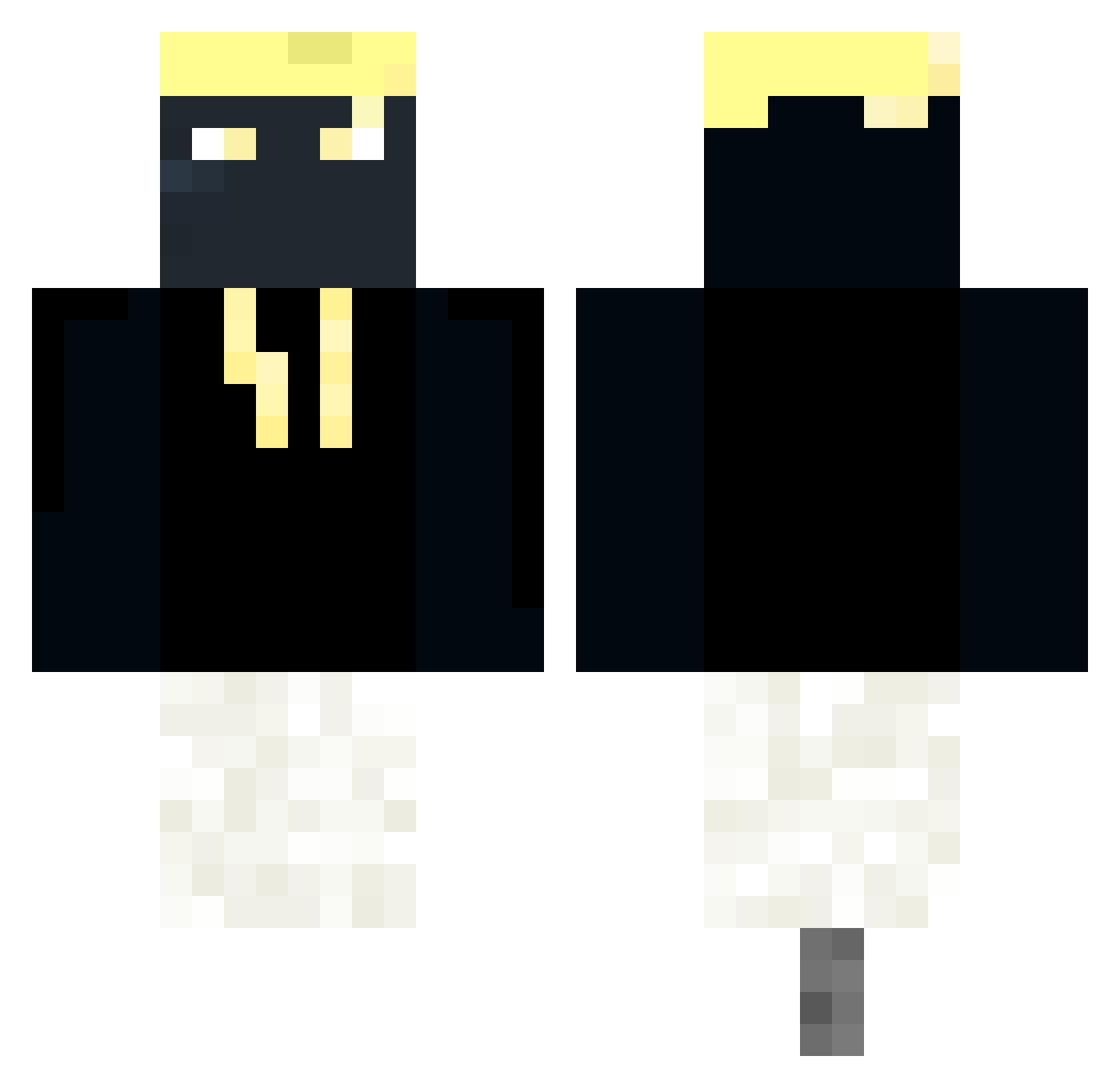 VladriK Minecraft skin, front and back view