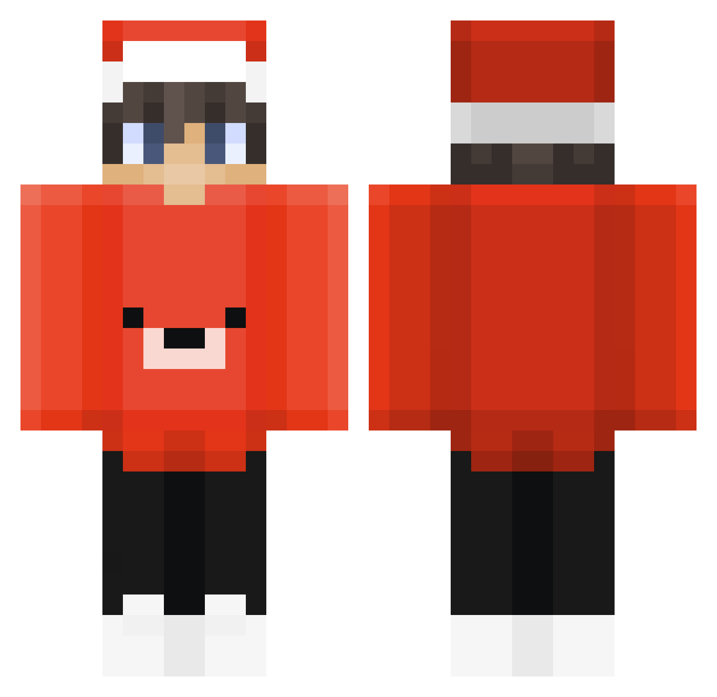 creper123455 Minecraft skin, front and back view