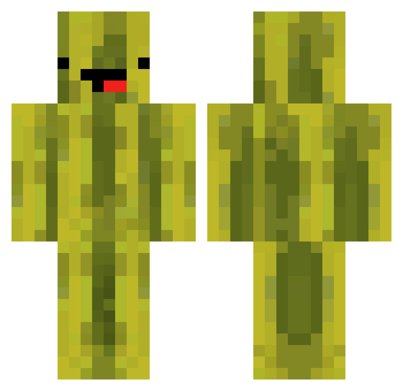 _MISHONOK_ Minecraft skin, front and back view