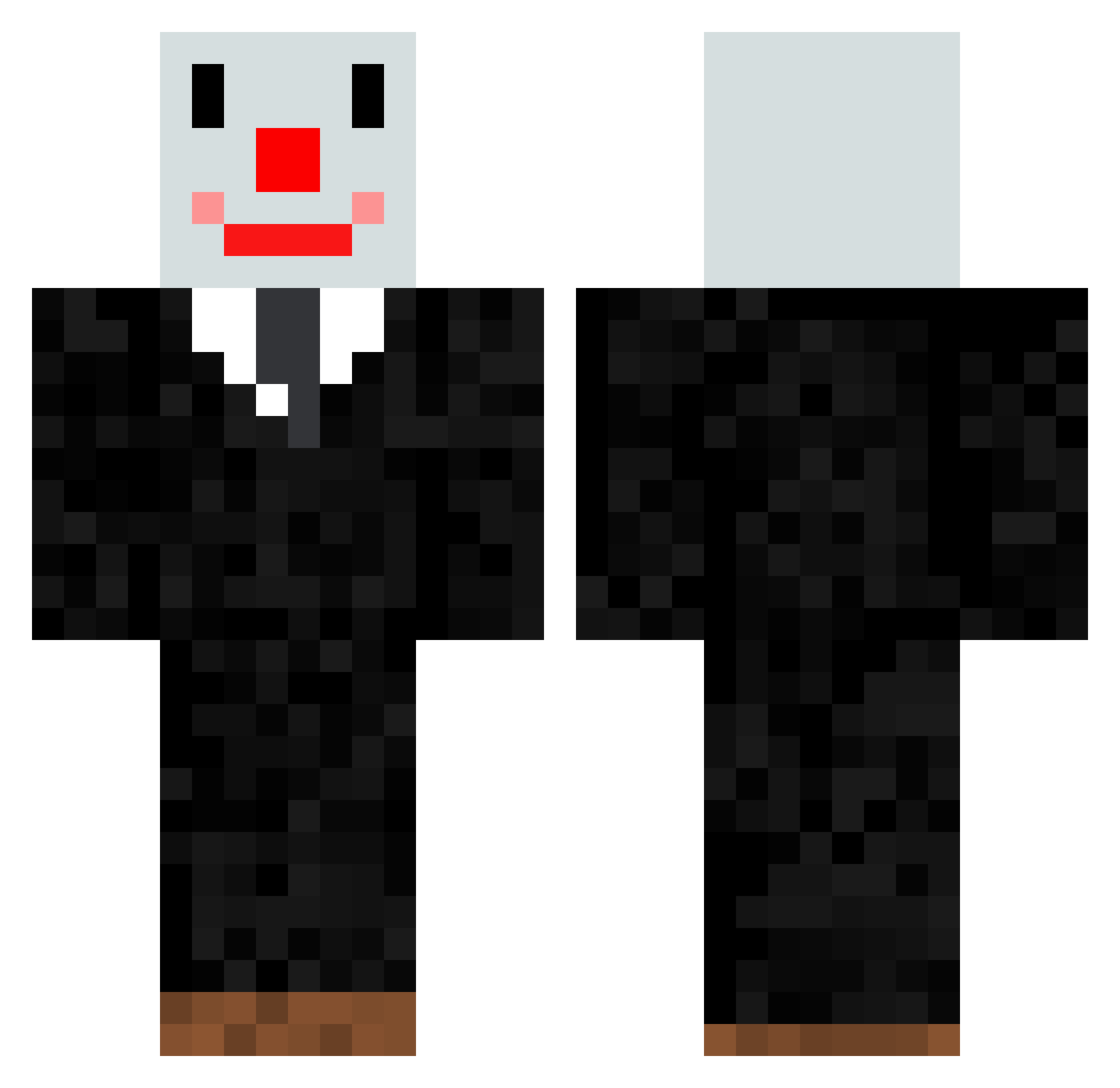 captain_alx Minecraft skin, front and back view