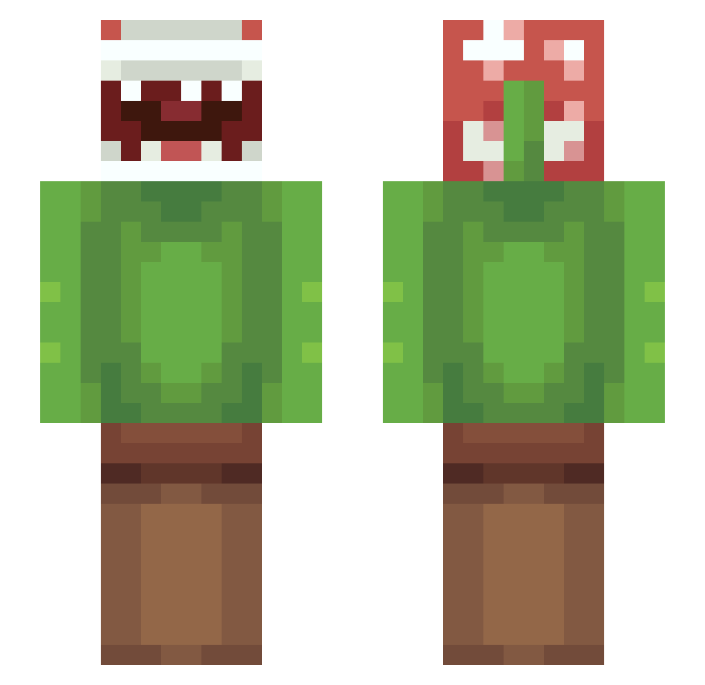 feelikepablo Minecraft skin, front and back view