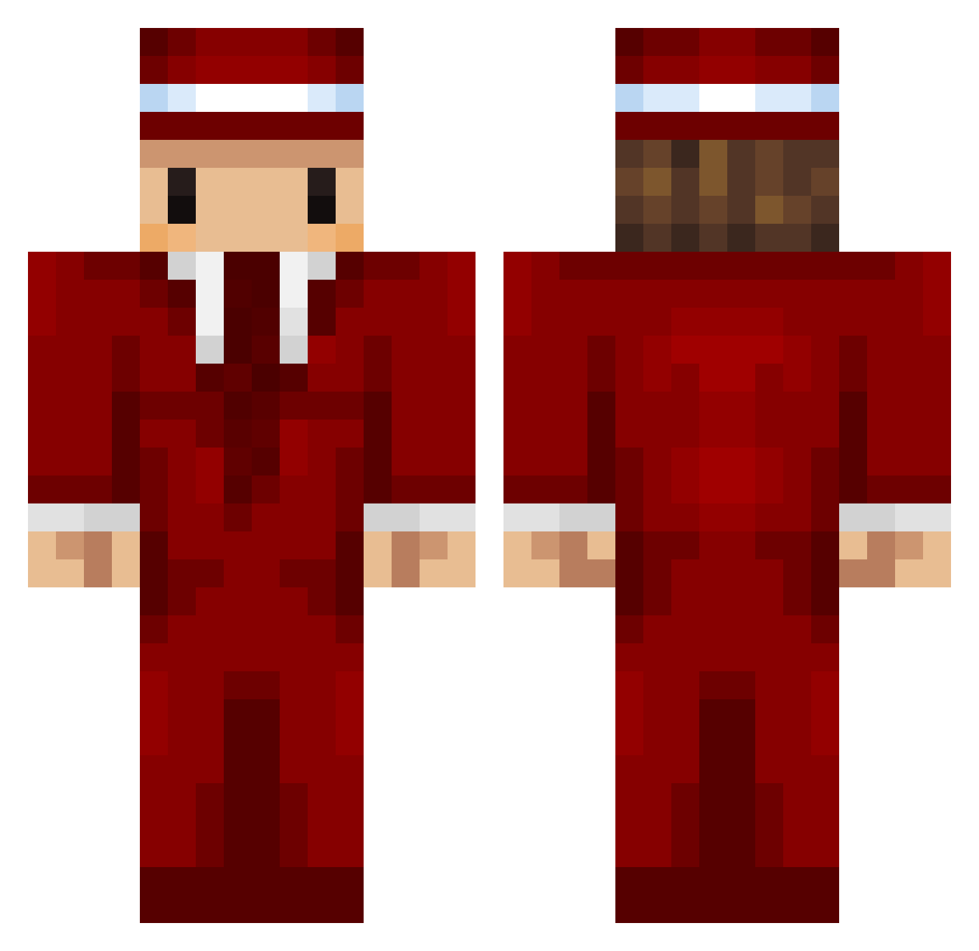 dle_sokr Minecraft skin, front and back view
