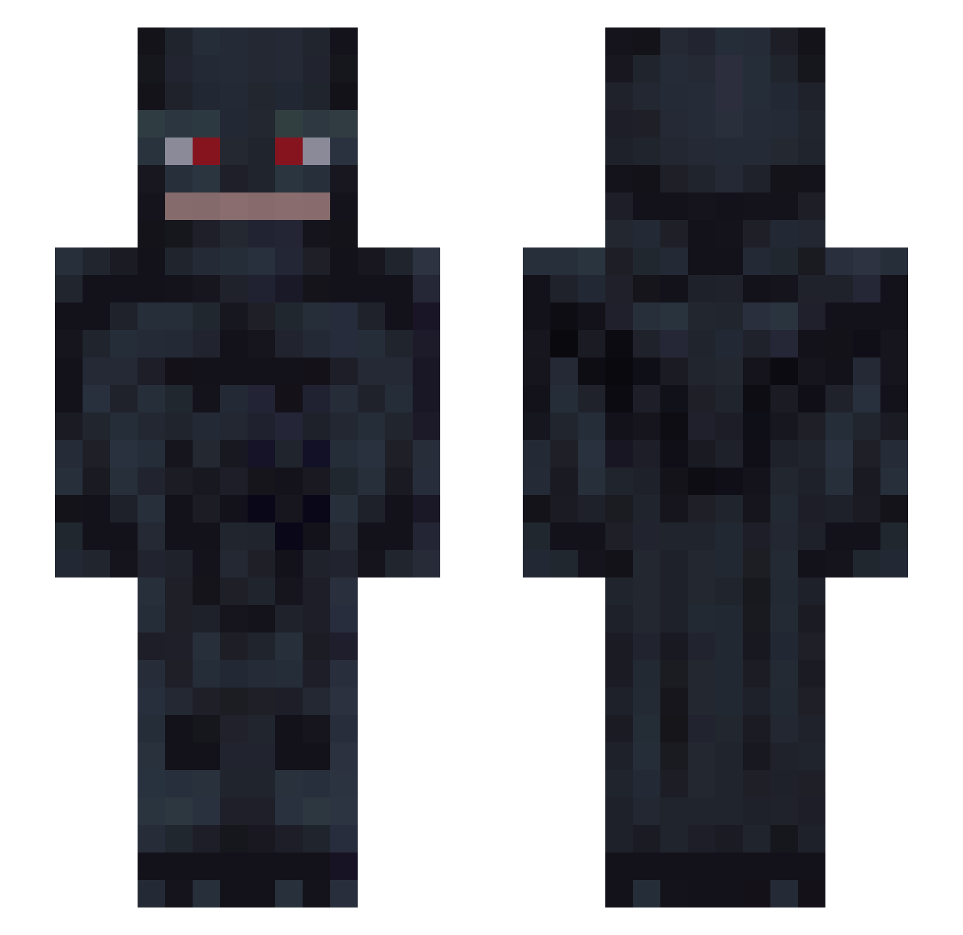 Siriux07 Minecraft skin, front and back view