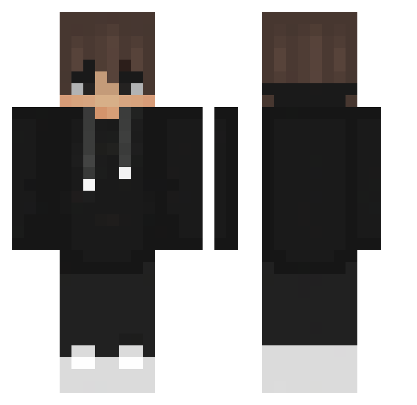 Sniperstrike04 Minecraft skin, front and back view