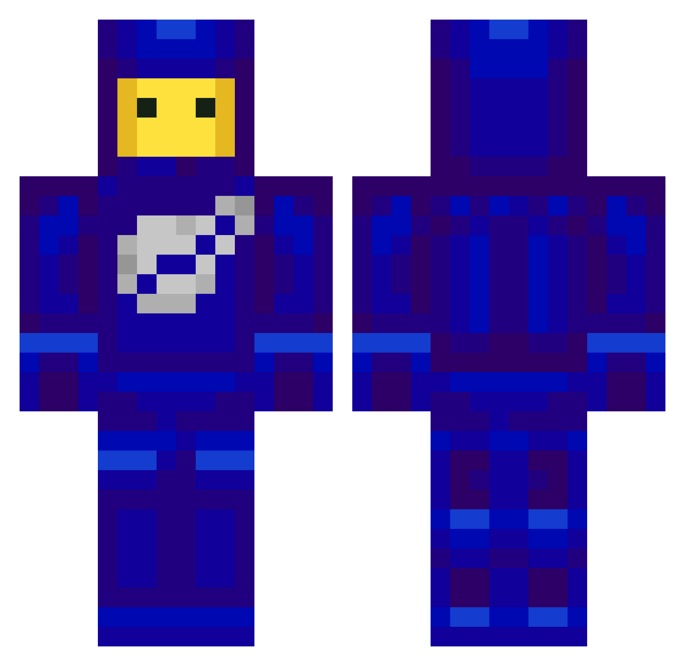 Daaanny_ Minecraft skin, front and back view