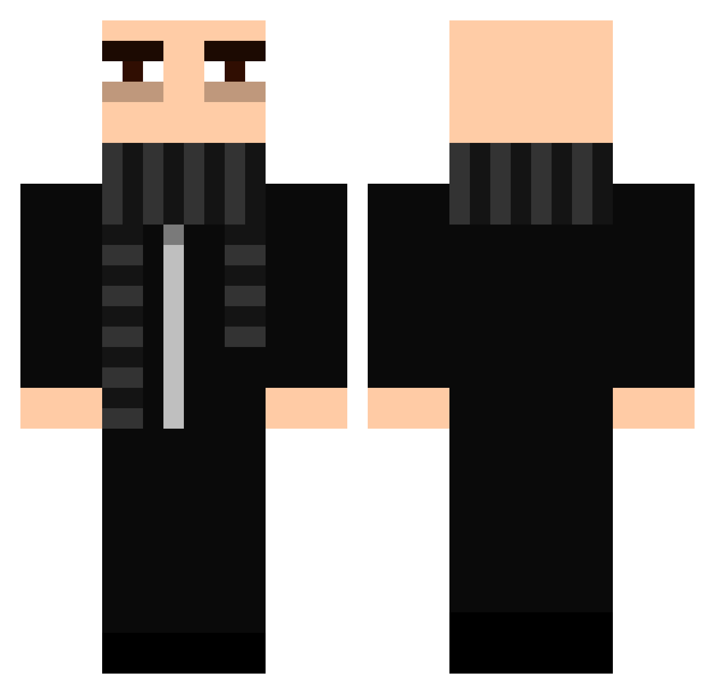 koala505 Minecraft skin, front and back view