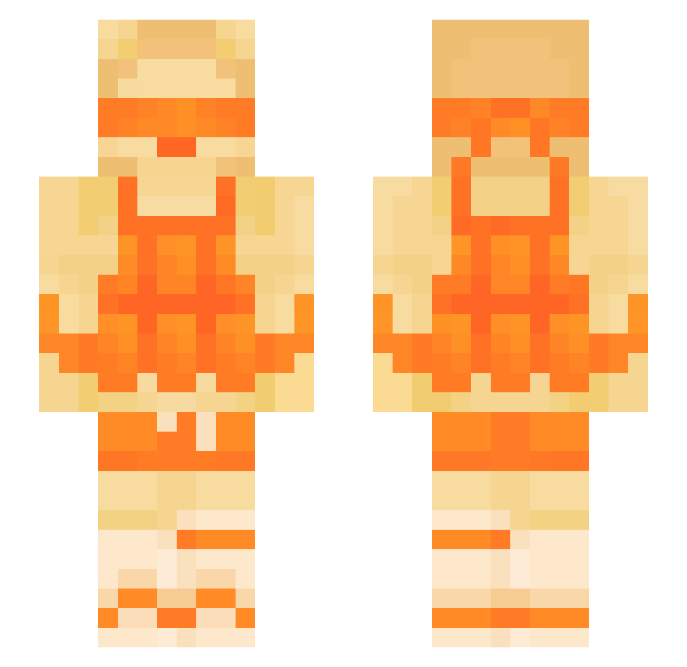 toothpick12341 Minecraft skin, front and back view