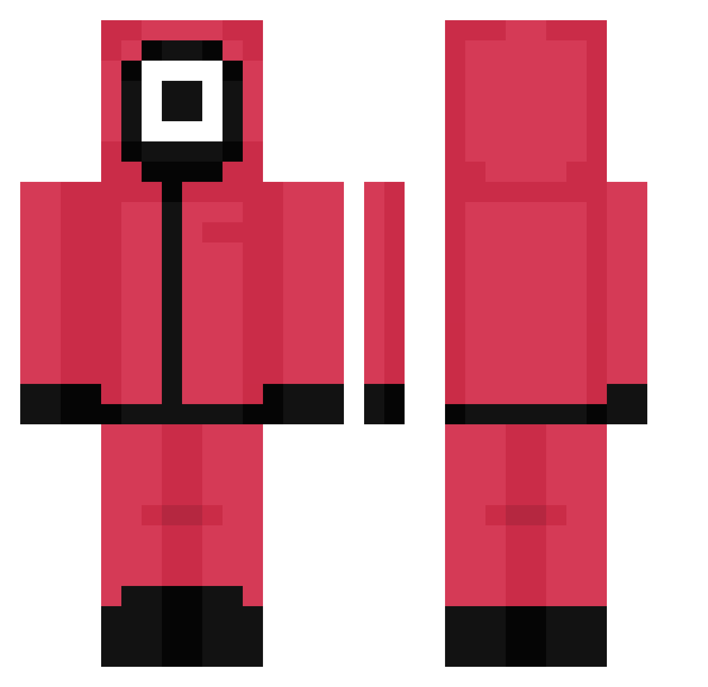 KelGhOn Minecraft skin, front and back view