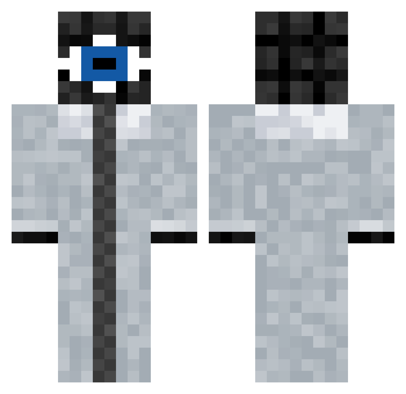 Scatterbrained8 Minecraft skin, front and back view