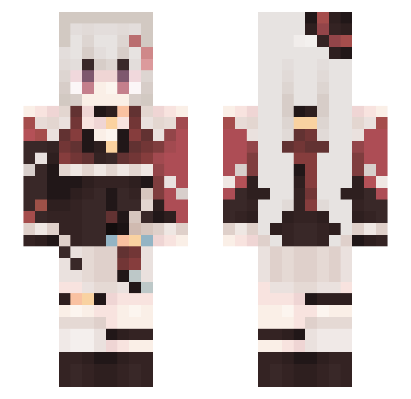 _takoyakii_ Minecraft skin, front and back view