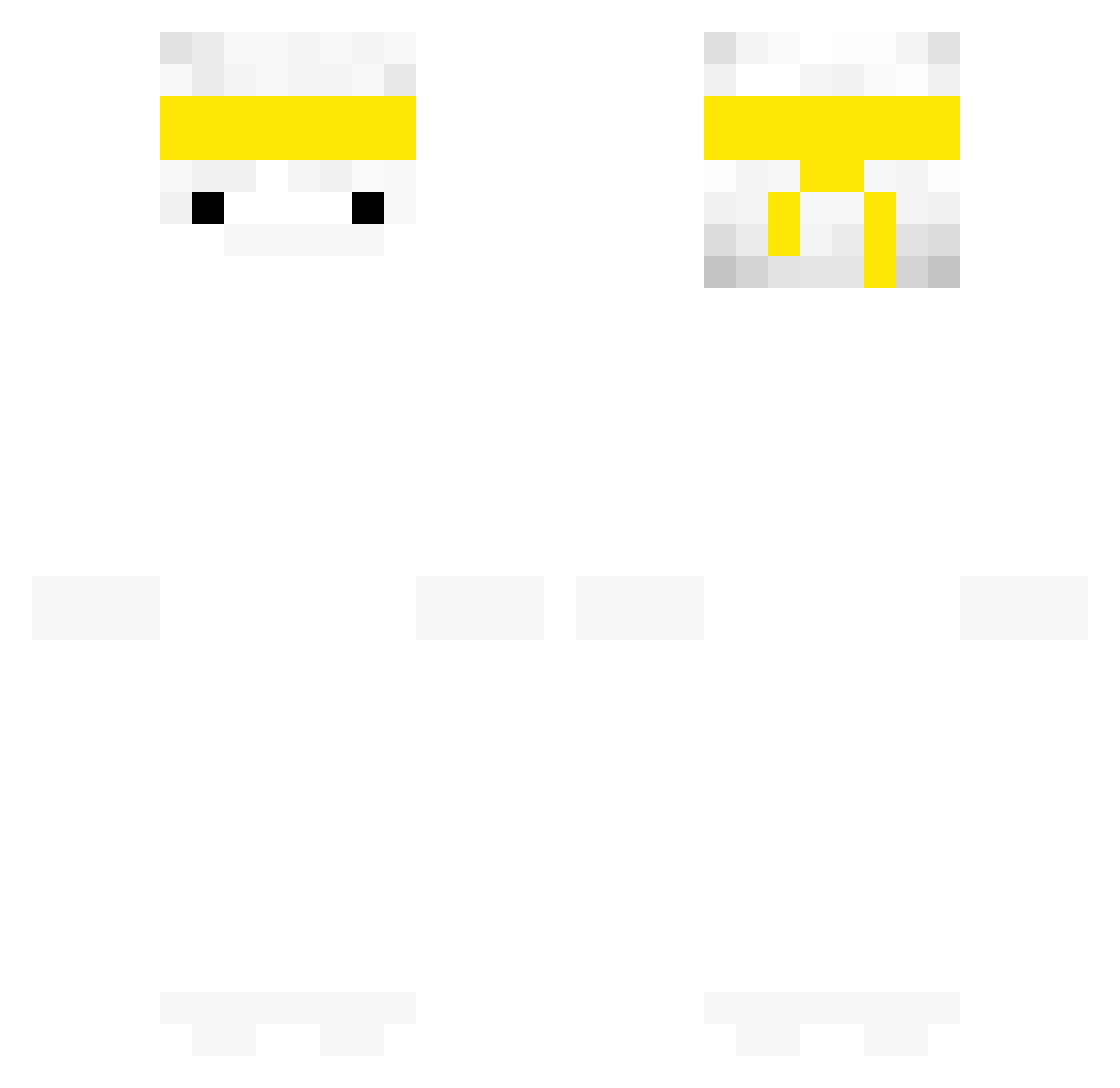 vitzzpikaassada Minecraft skin, front and back view