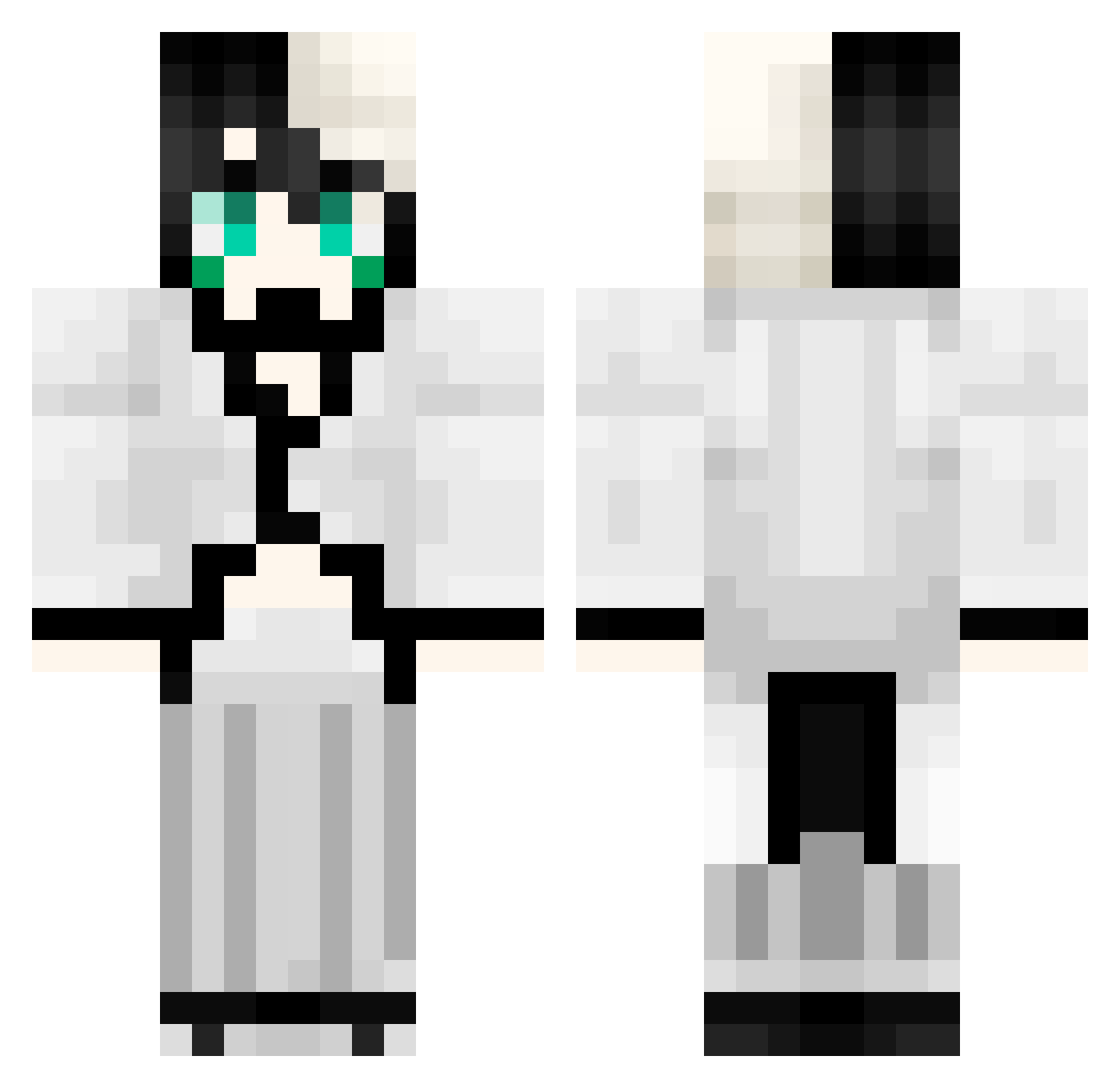 ElCherries3LC Minecraft skin, front and back view