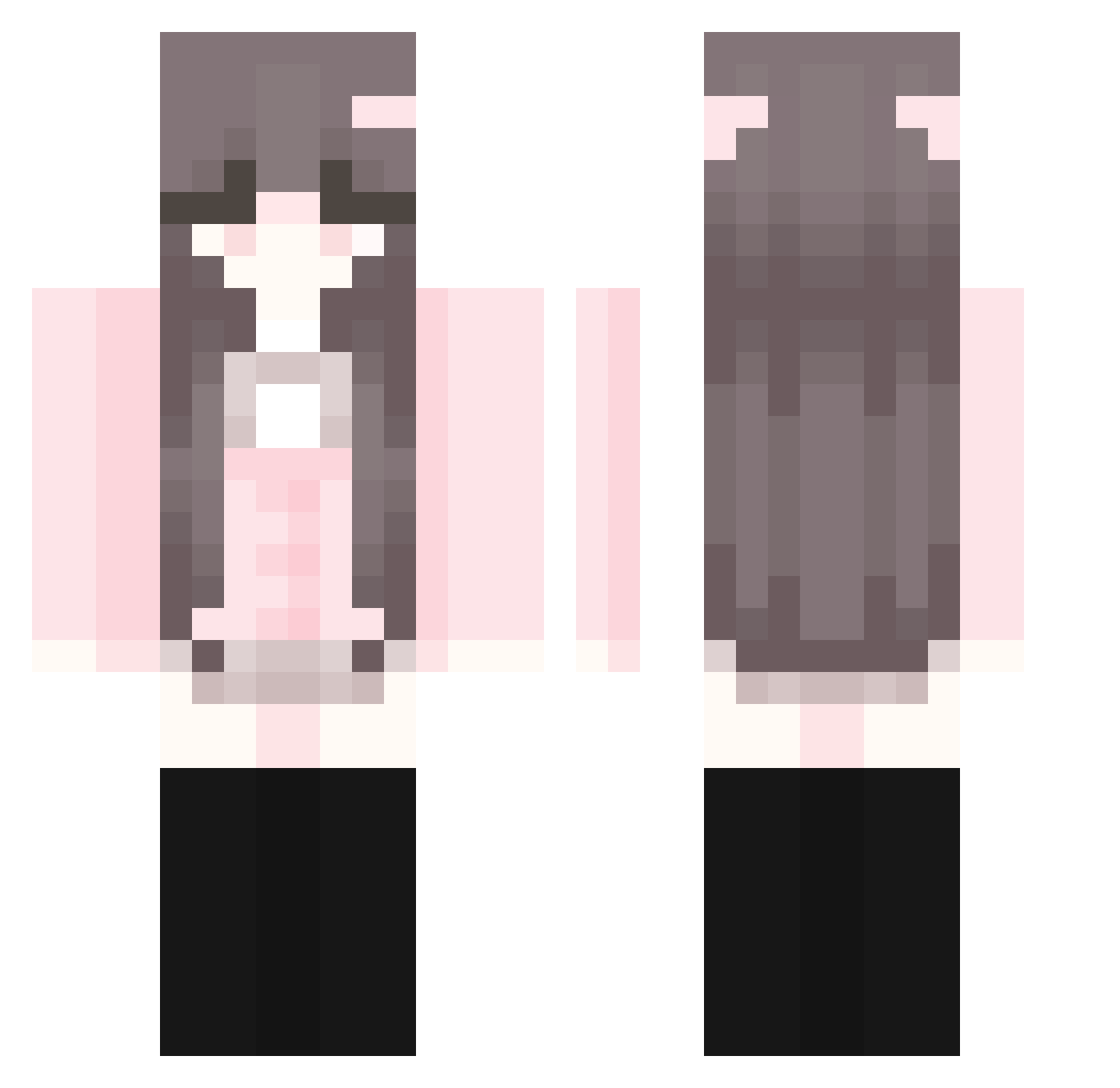 soccer79 Minecraft skin, front and back view