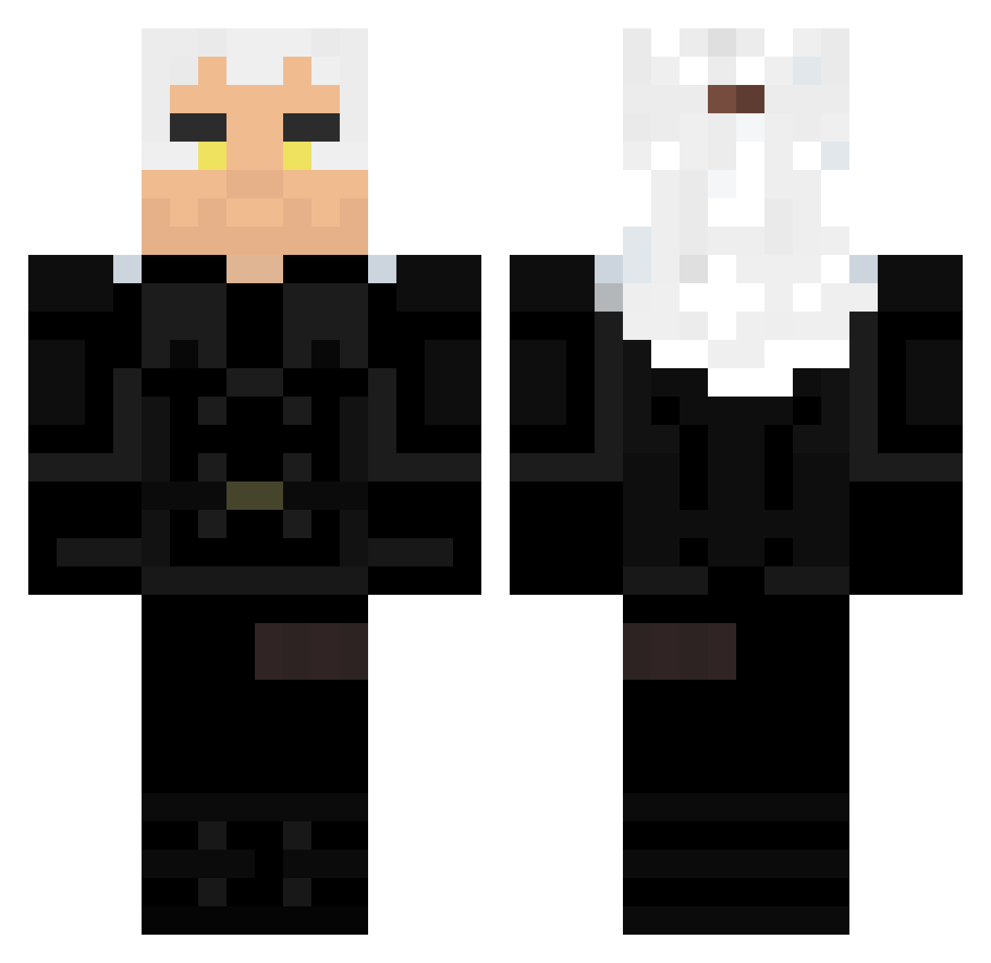 TurgayCan Minecraft skin, front and back view