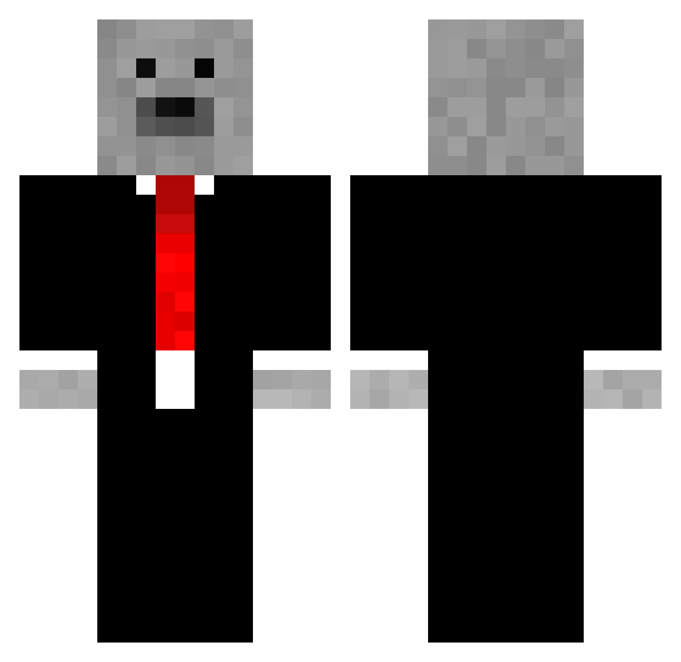 El_Sopas23 Minecraft skin, front and back view