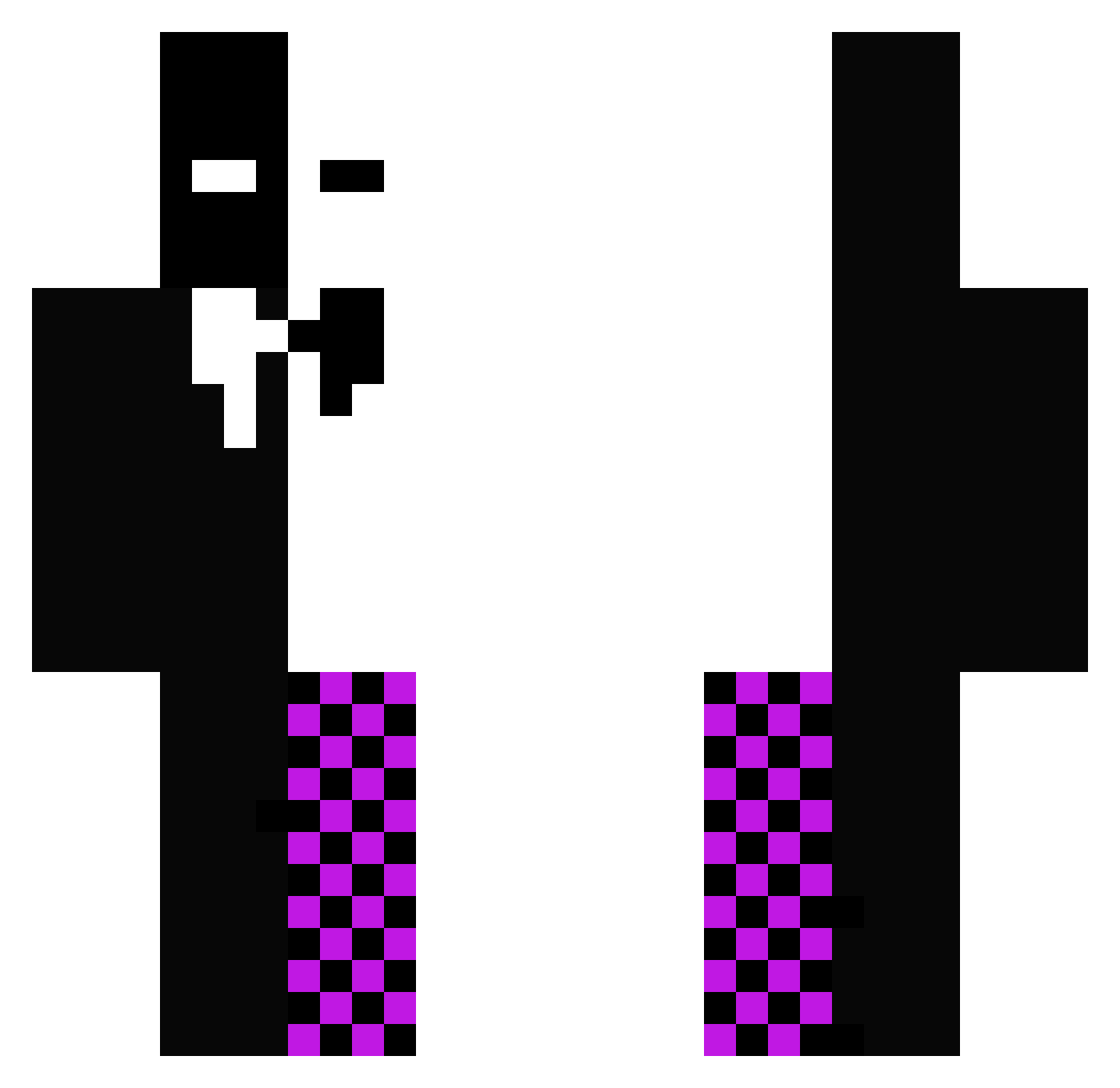 K4cper0411 Minecraft skin, front and back view