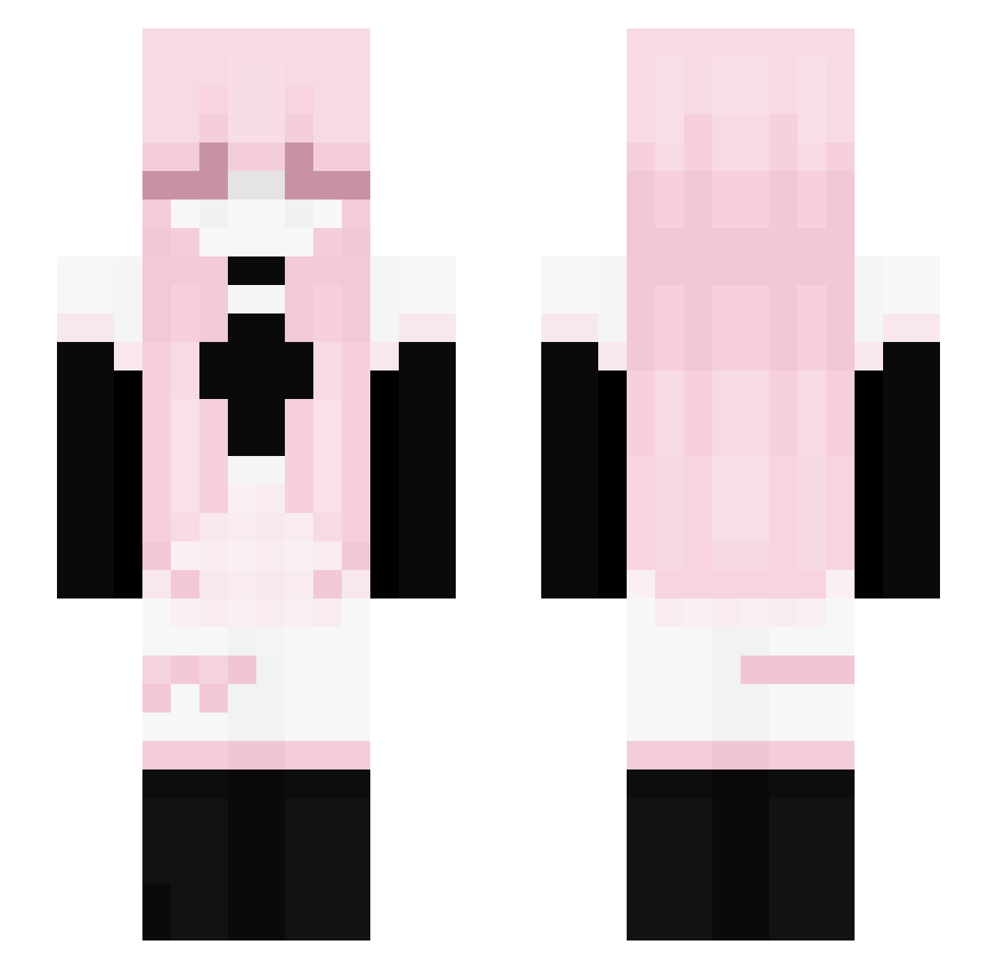 youronlylover Minecraft skin, front and back view