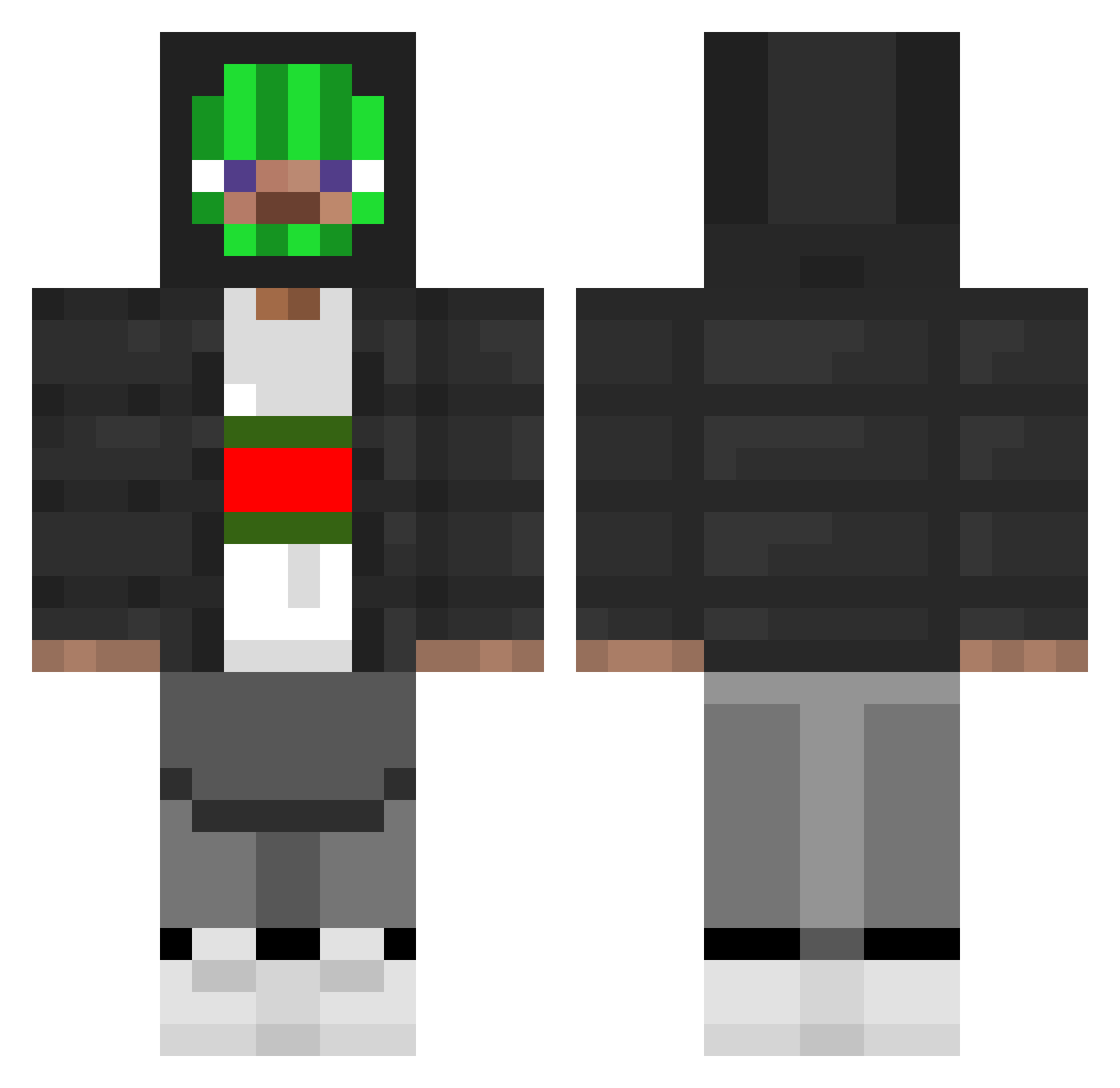 ruiK_Br Minecraft skin, front and back view