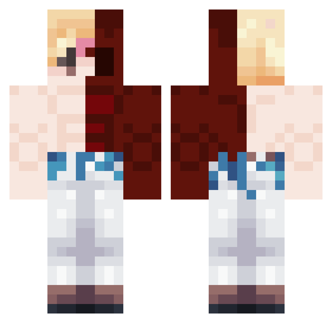 _MeGU_miN Minecraft skin, front and back view