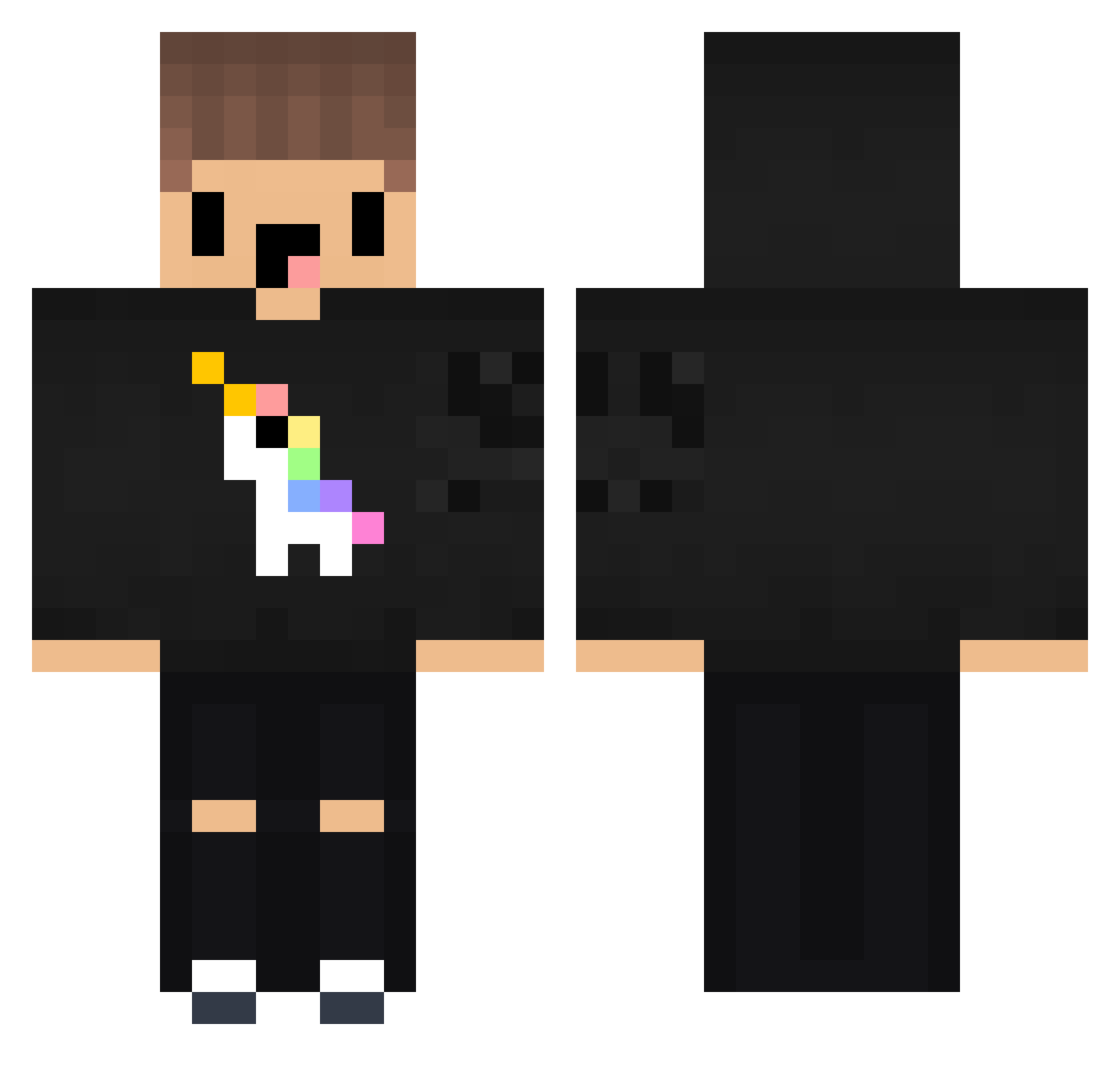 vzkx___ Minecraft skin, front and back view