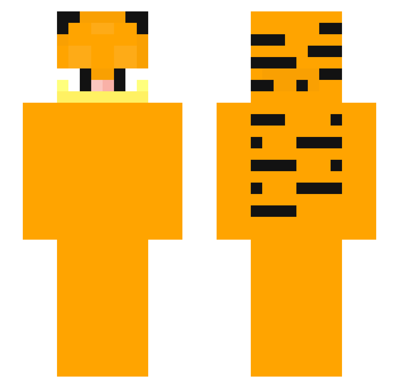 Canguilhem Minecraft skin, front and back view