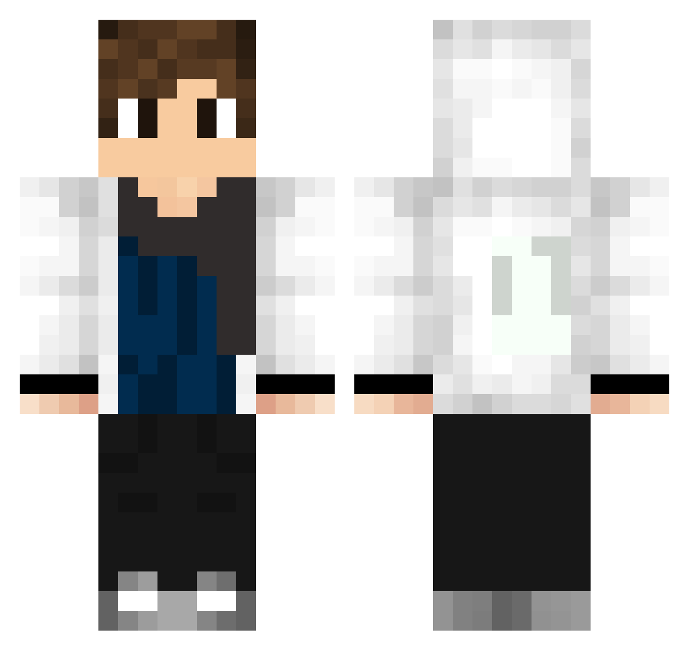 VarantIV Minecraft skin, front and back view