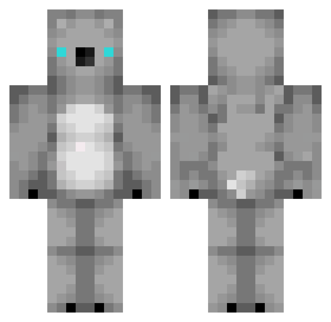 CoM_kh Minecraft skin, front and back view