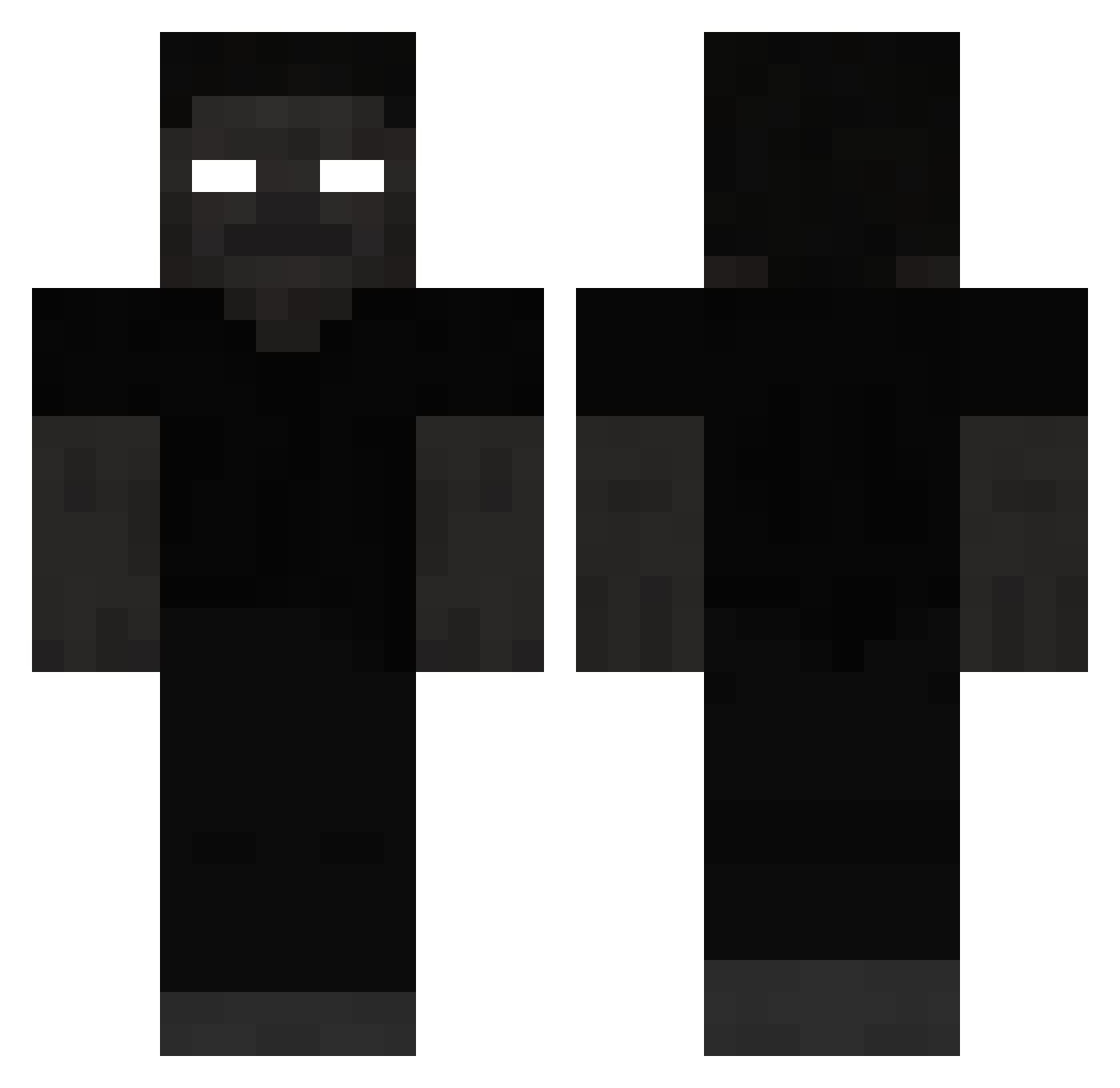 RoddenMit3 Minecraft skin, front and back view