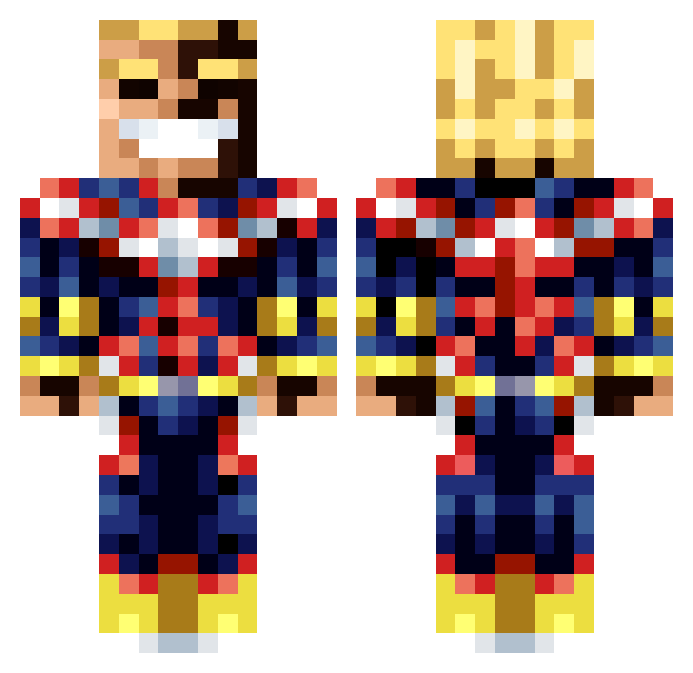 koolkid809 Minecraft skin, front and back view