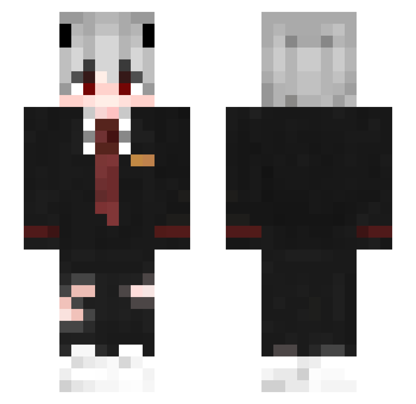 snakeeyes1209 Minecraft skin, front and back view