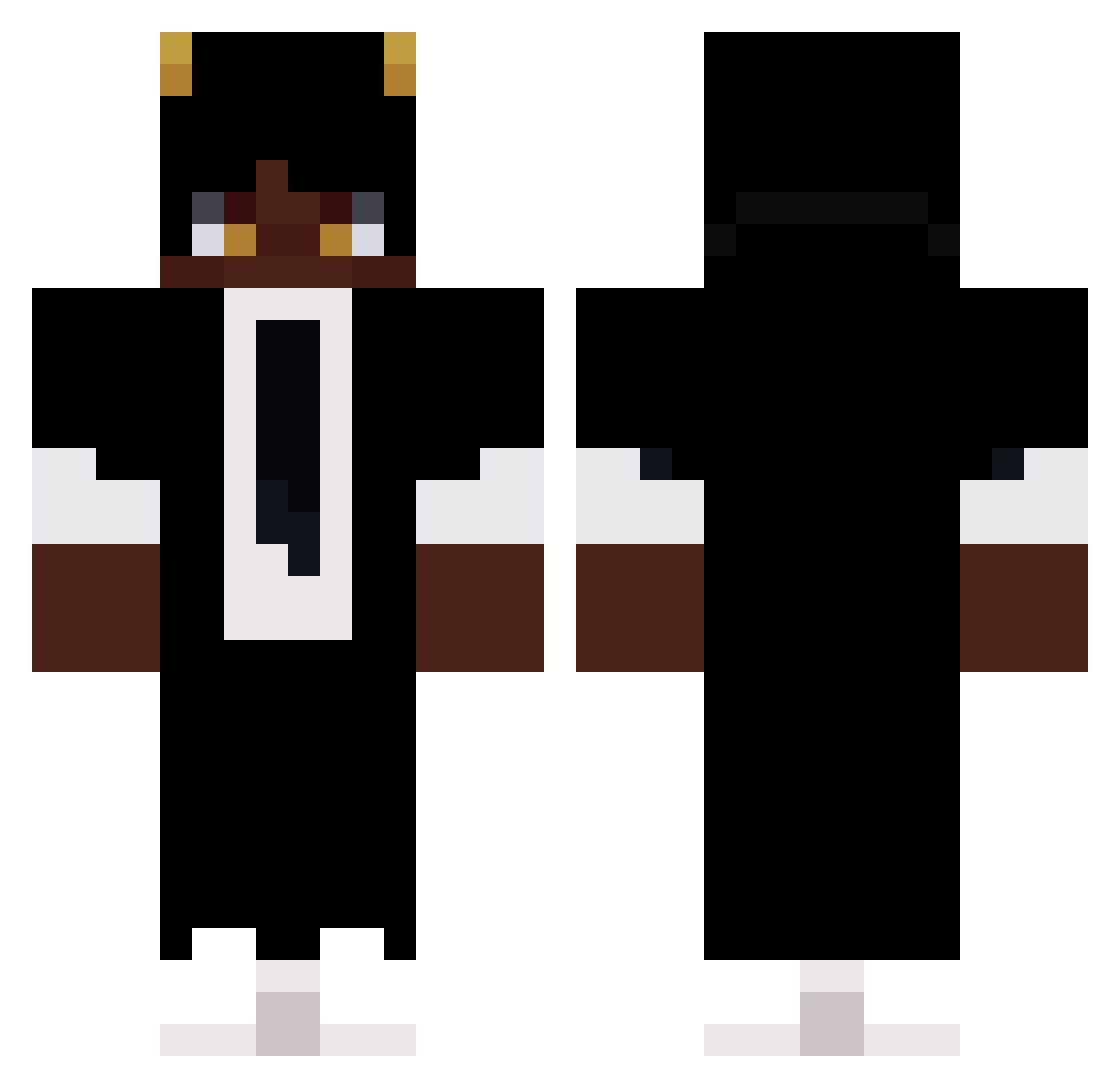 Kill_Trash Minecraft skin, front and back view