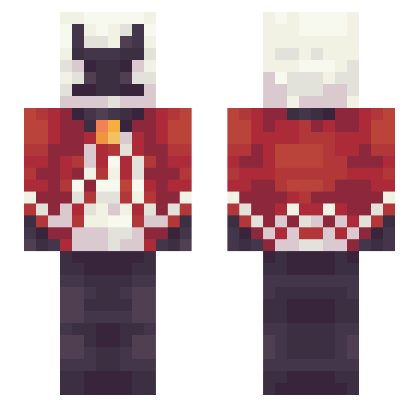 _BL7KE Minecraft skin, front and back view