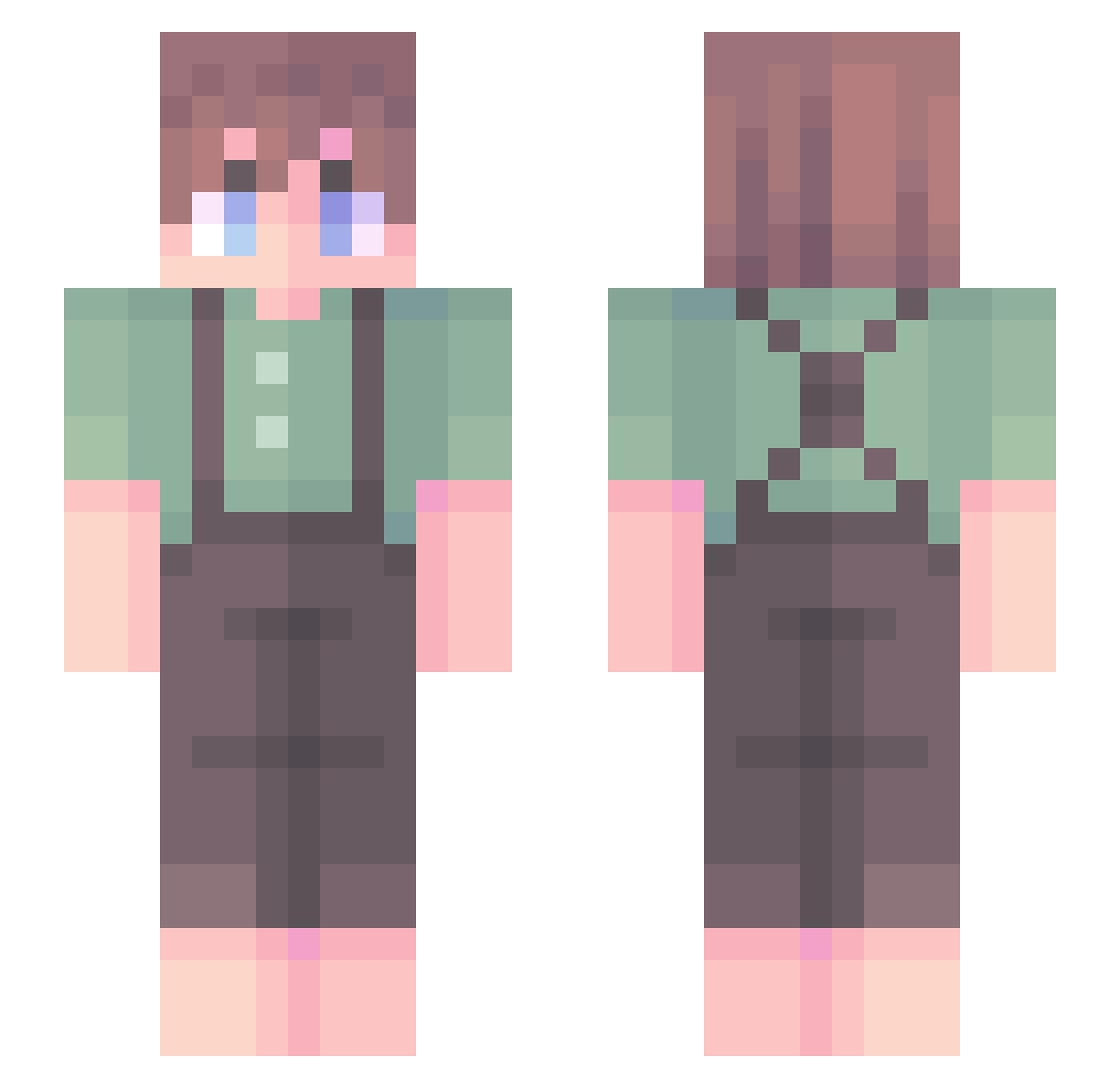 Will_UK Minecraft skin, front and back view
