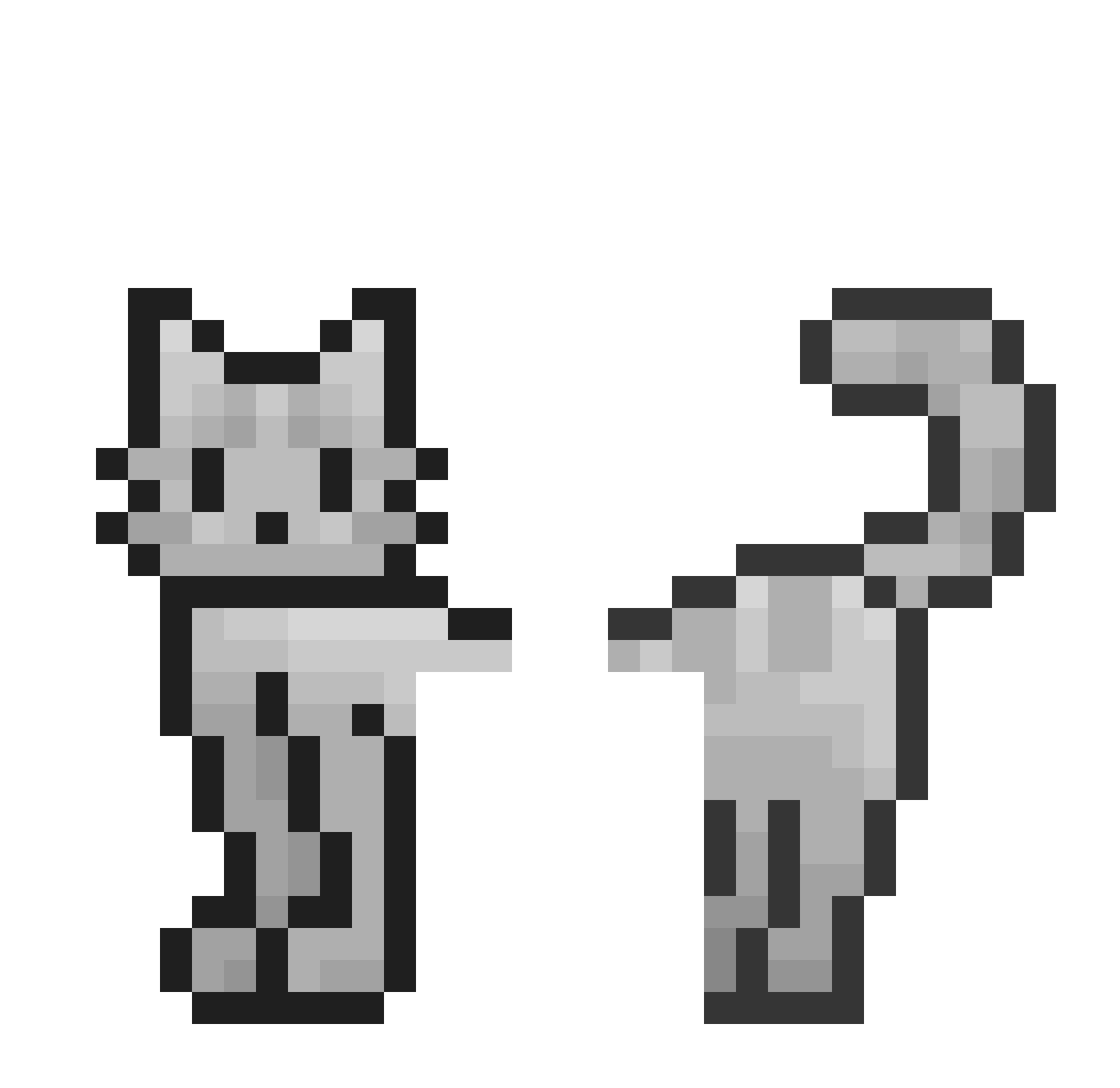 ChangeShadow Minecraft skin, front and back view