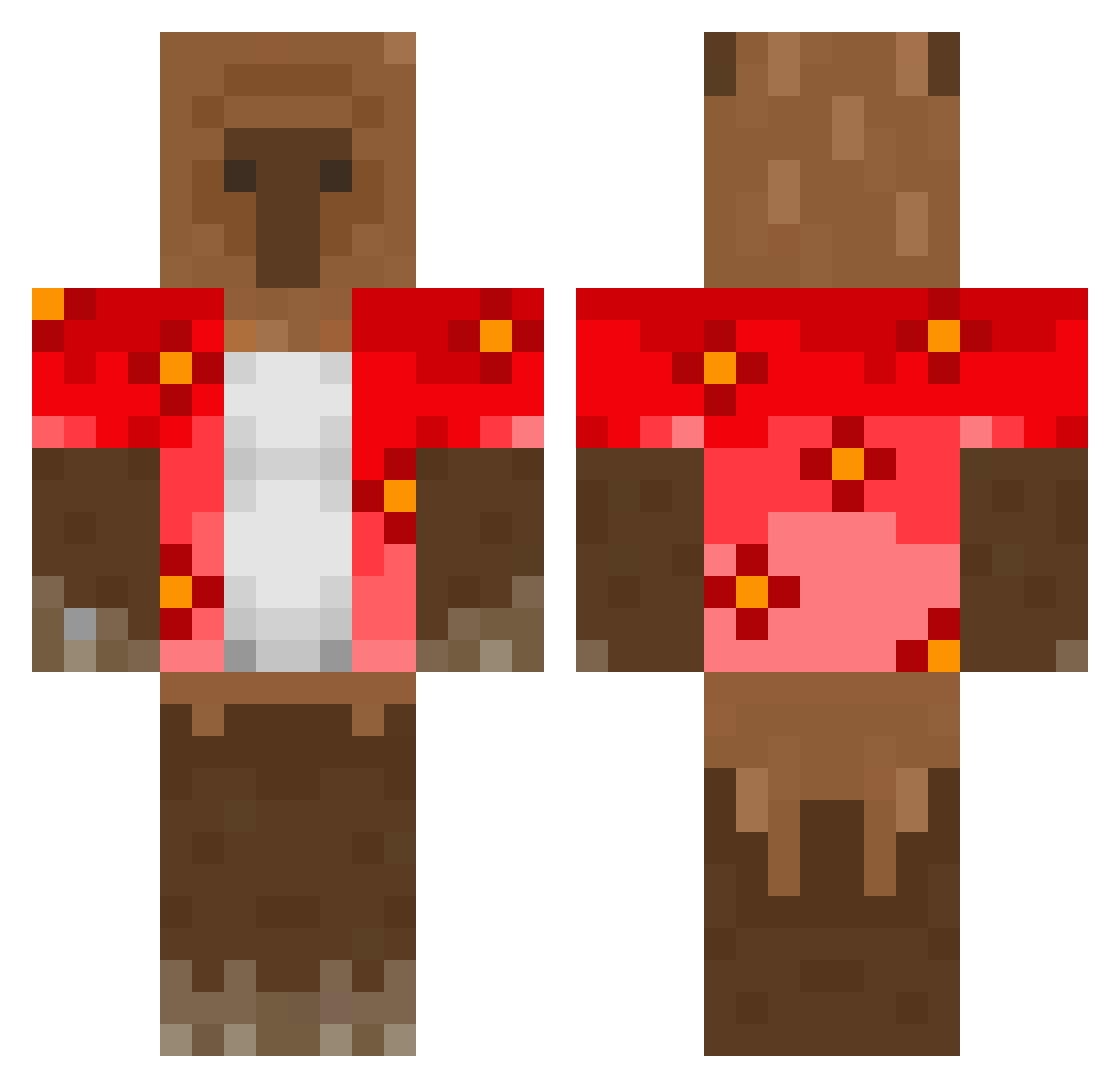 young_kokol Minecraft skin, front and back view