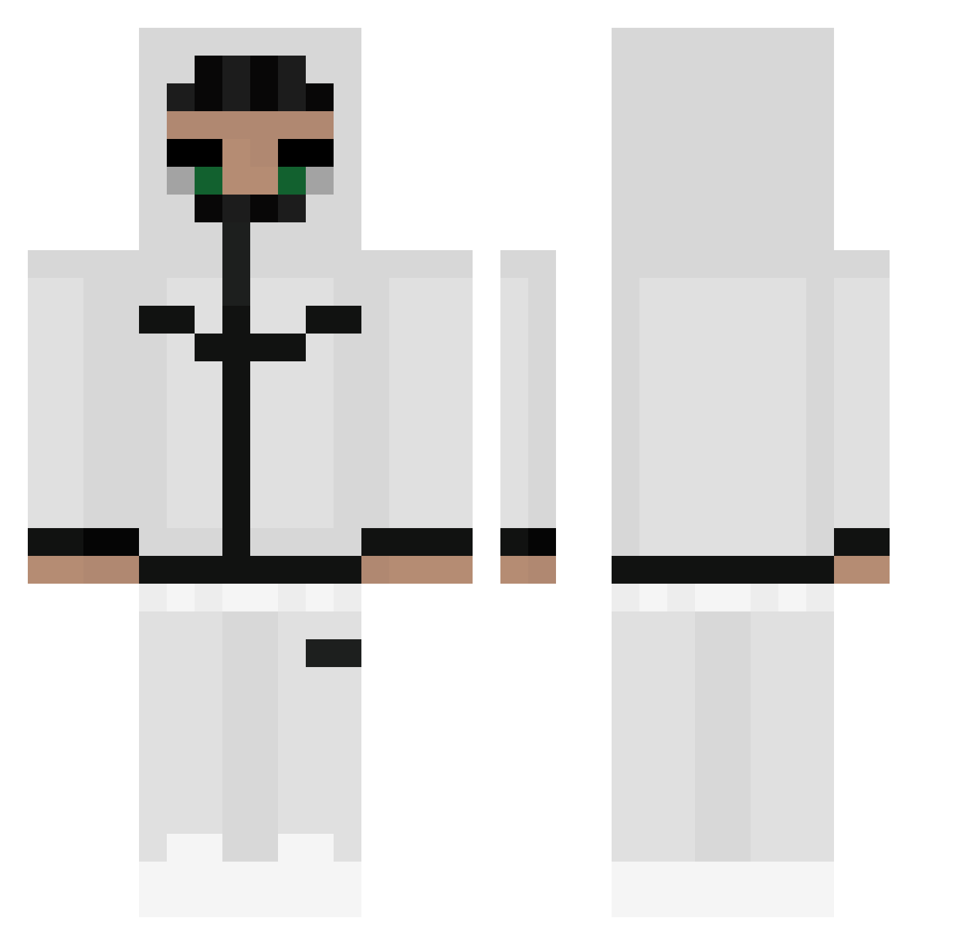 samu_69 Minecraft skin, front and back view