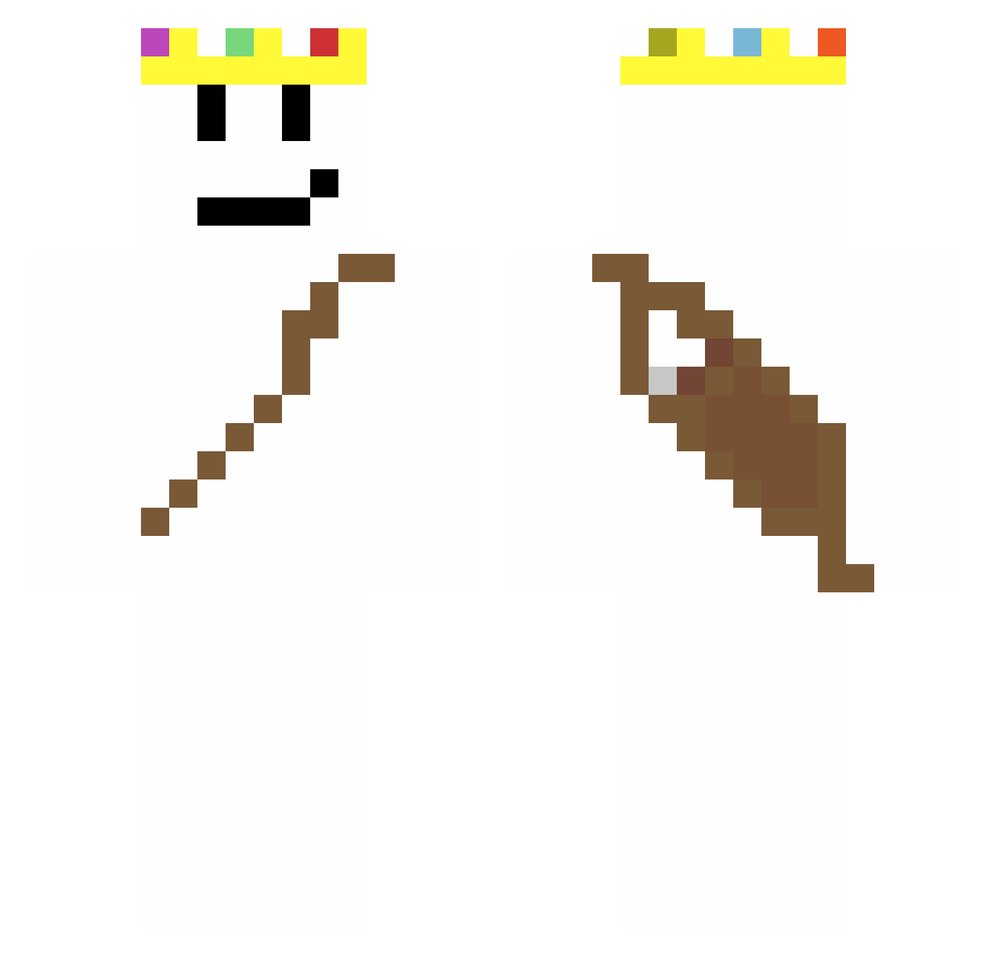 Roksana6574 Minecraft skin, front and back view