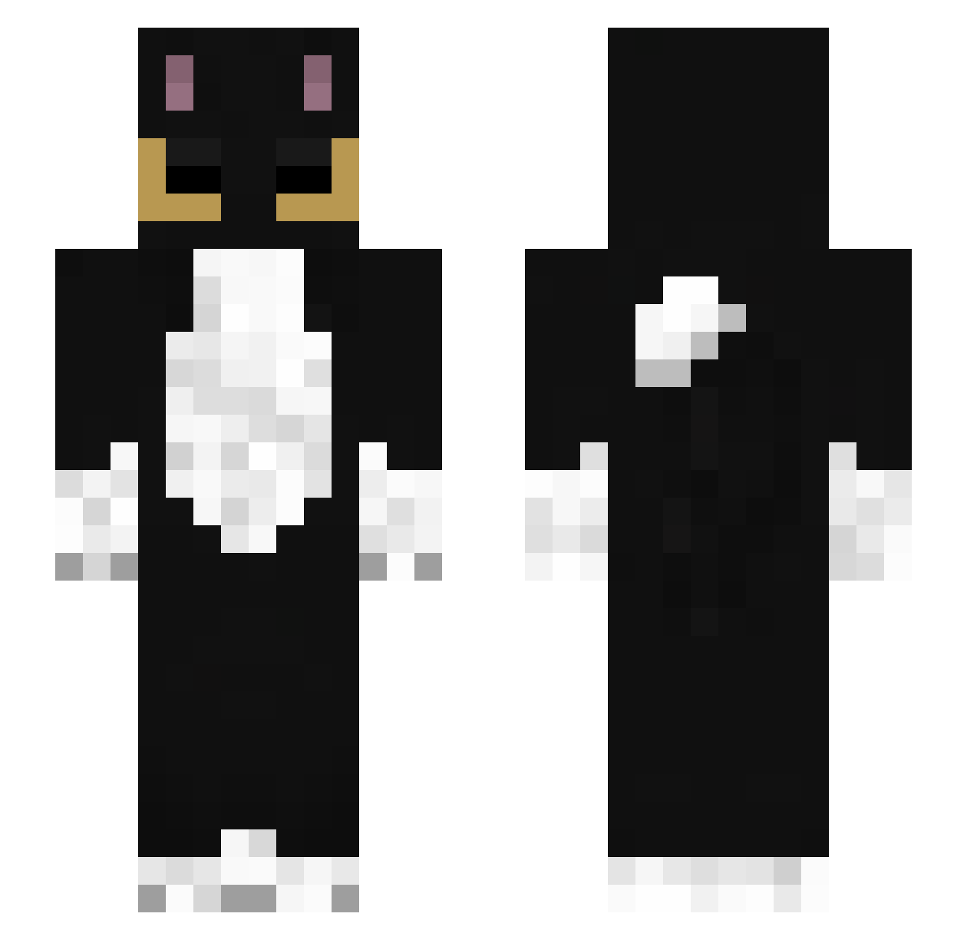 youjin03 Minecraft skin, front and back view