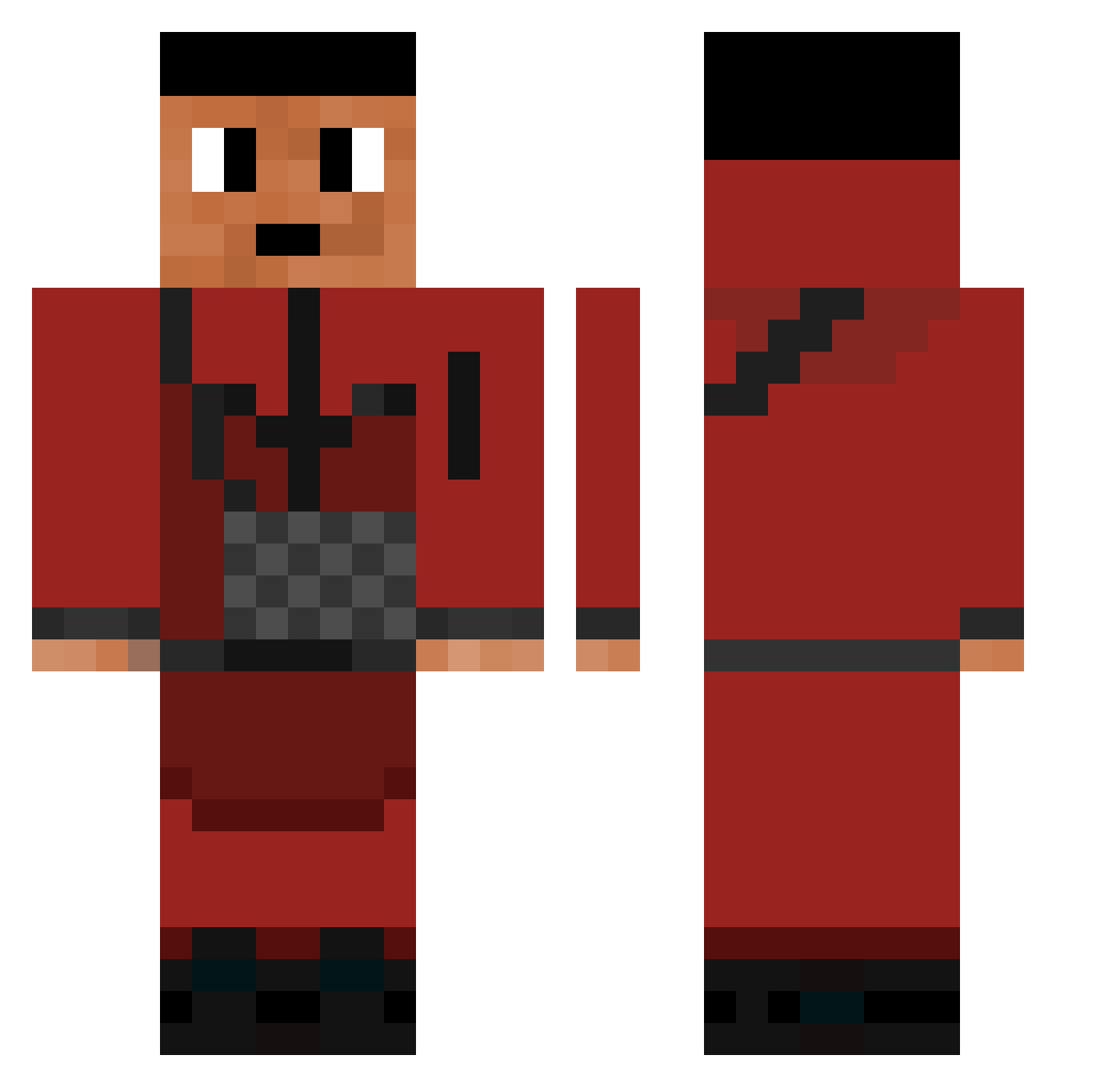 OPPA_STOPPPA Minecraft skin, front and back view