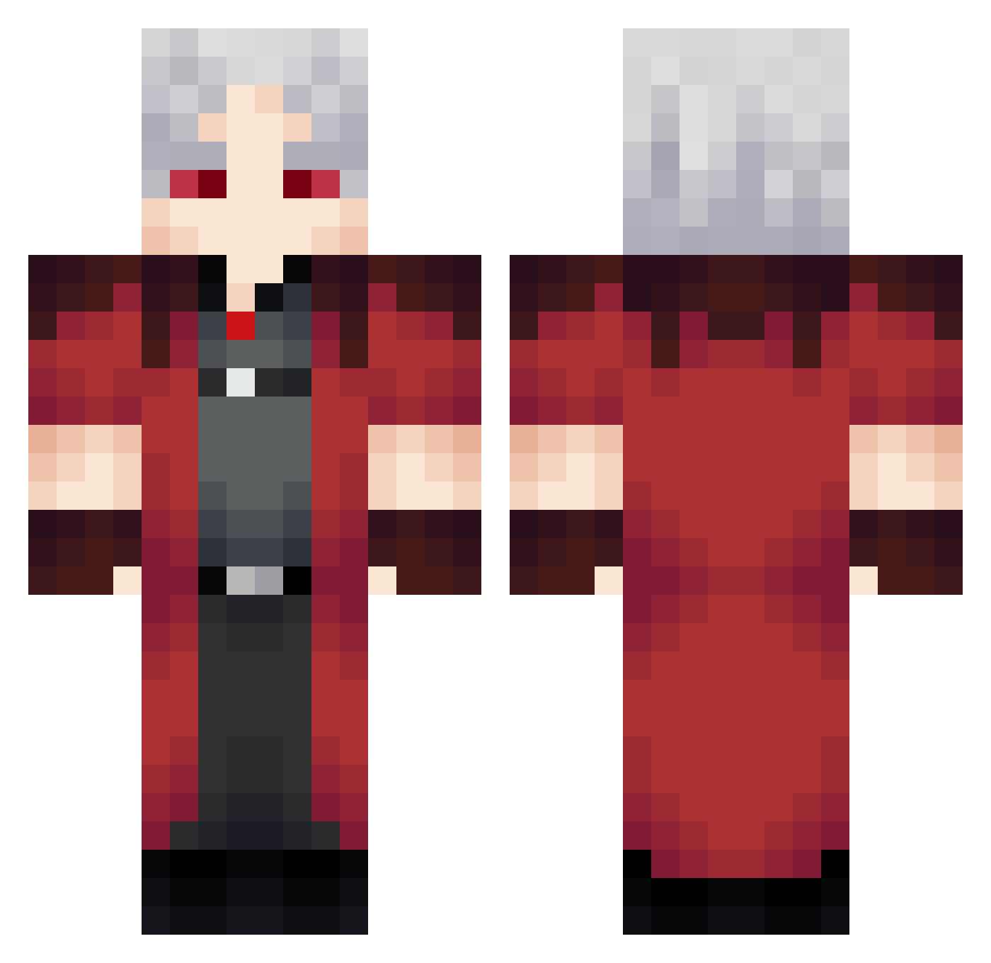 ISlowzy_ Minecraft skin, front and back view