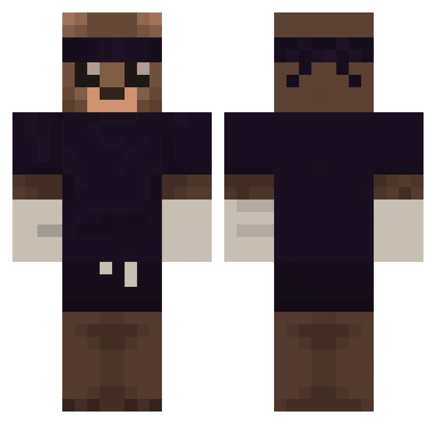 szypki_bober123 Minecraft skin, front and back view