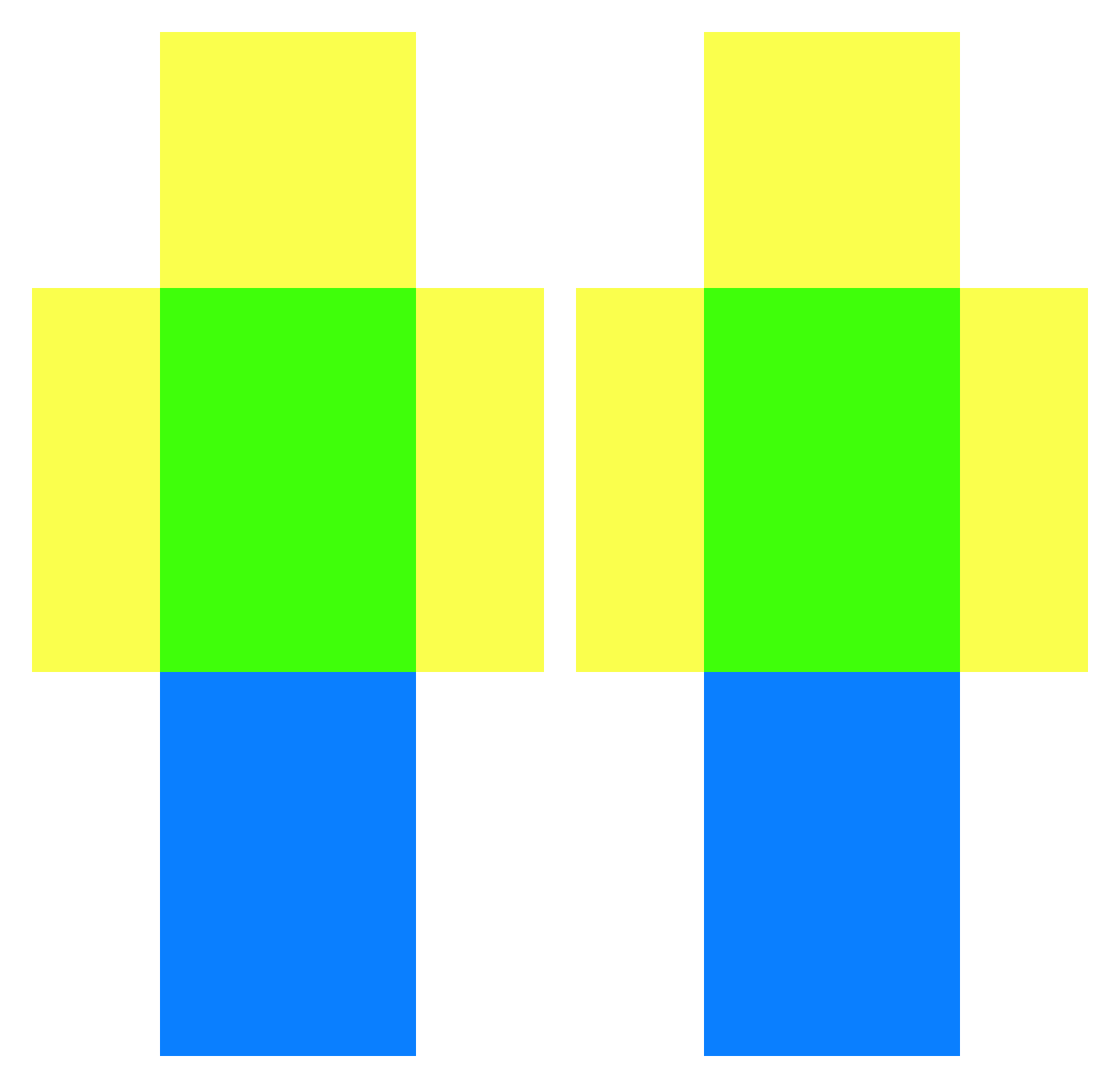 ShooterBum Minecraft skin, front and back view