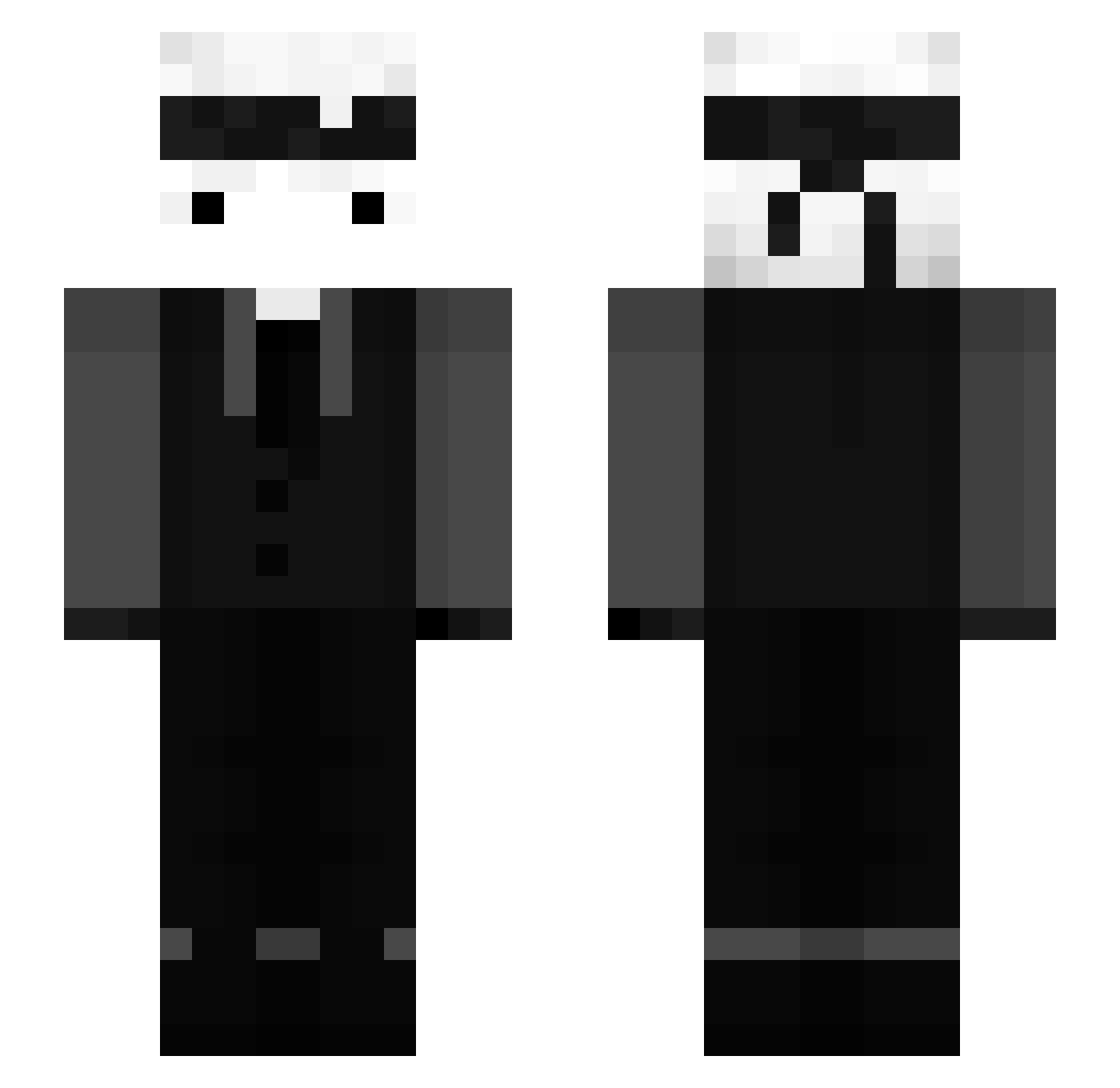1Random1930 Minecraft skin, front and back view