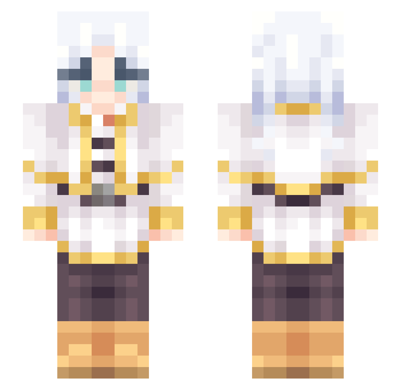 Avoryyy Minecraft skin, front and back view