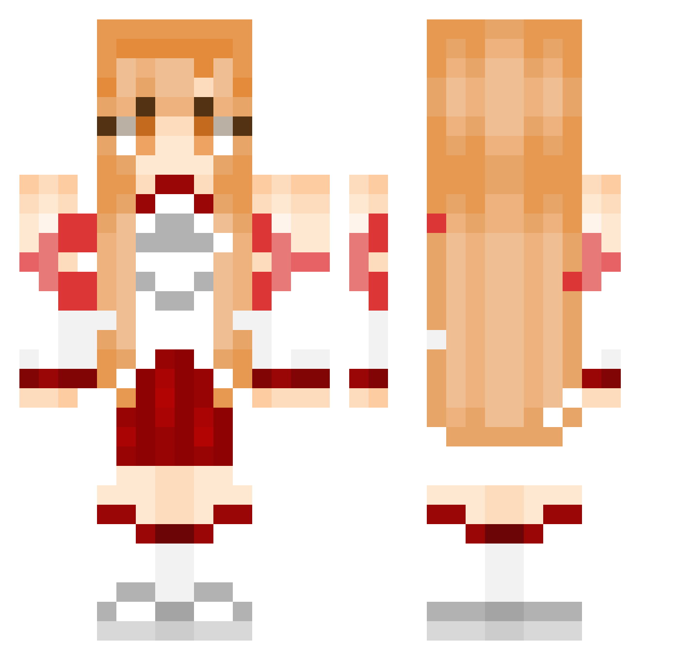IJust4FunI Minecraft skin, front and back view