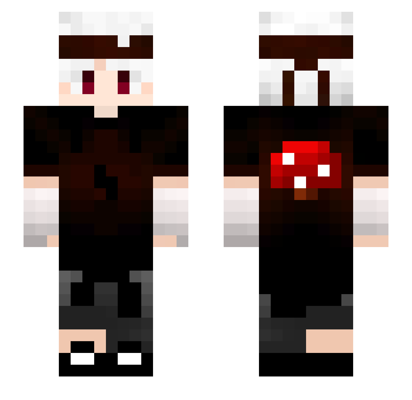 rescripted_ Minecraft skin, front and back view